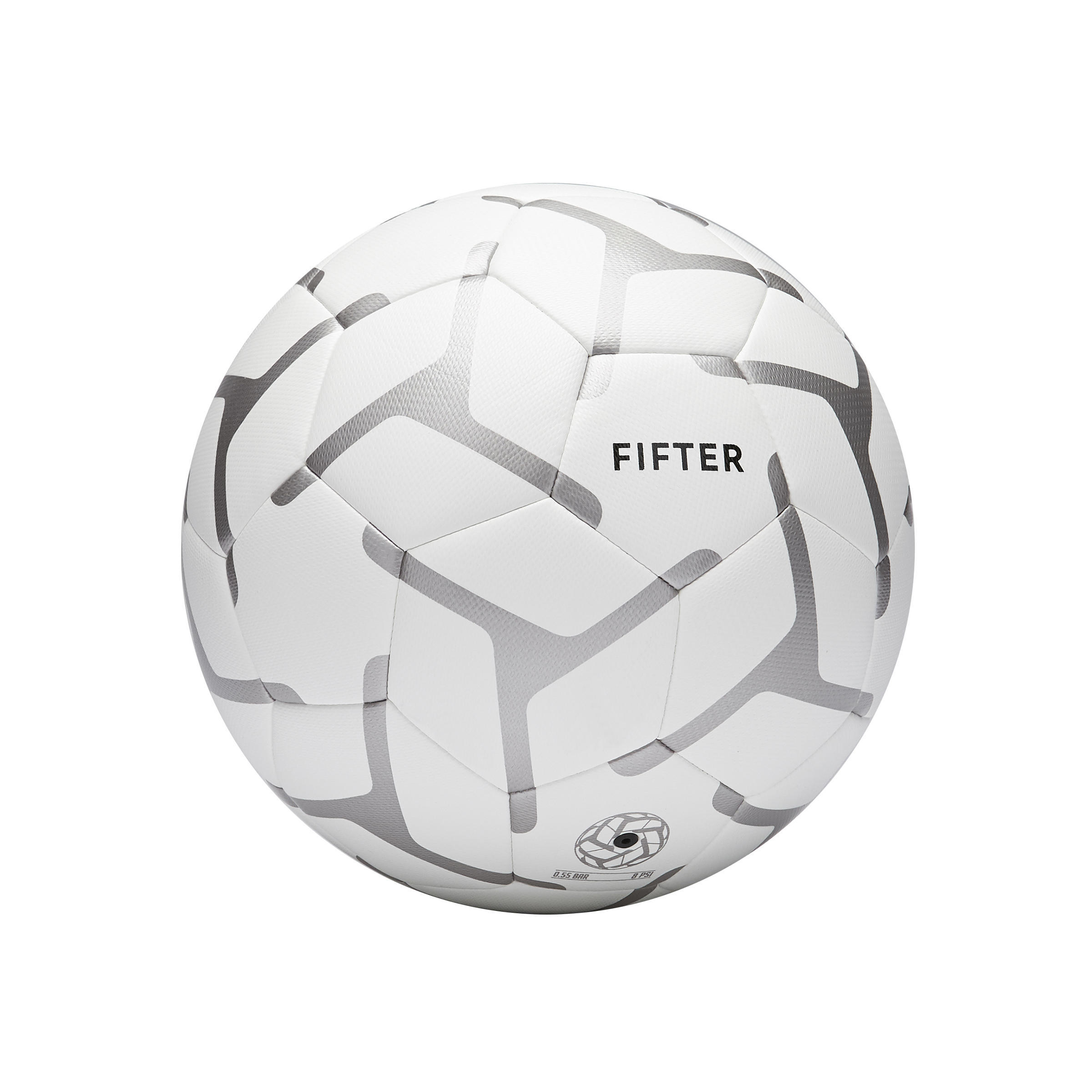 Fifter Fussball Society 100 Größe 4 weiß/grau