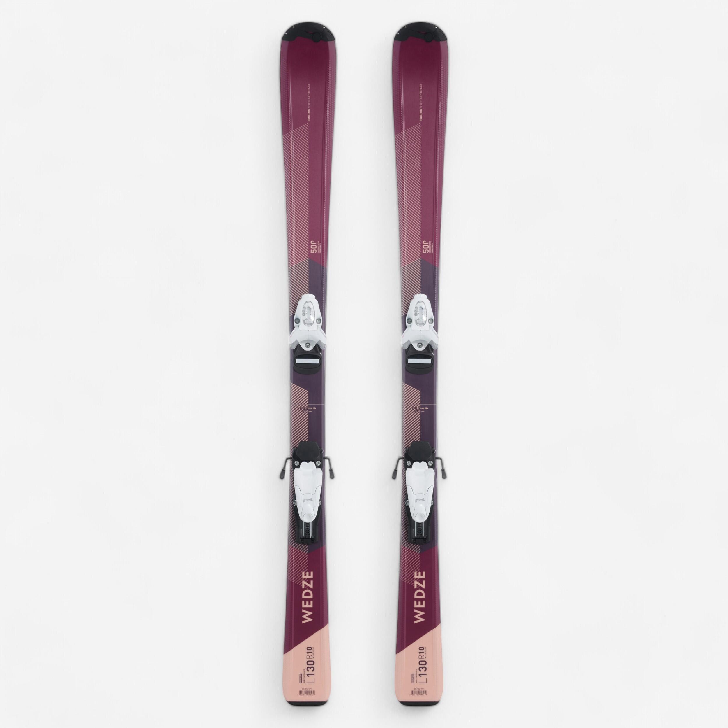 Wedze Ski Piste Adix 500 Kinder Violett