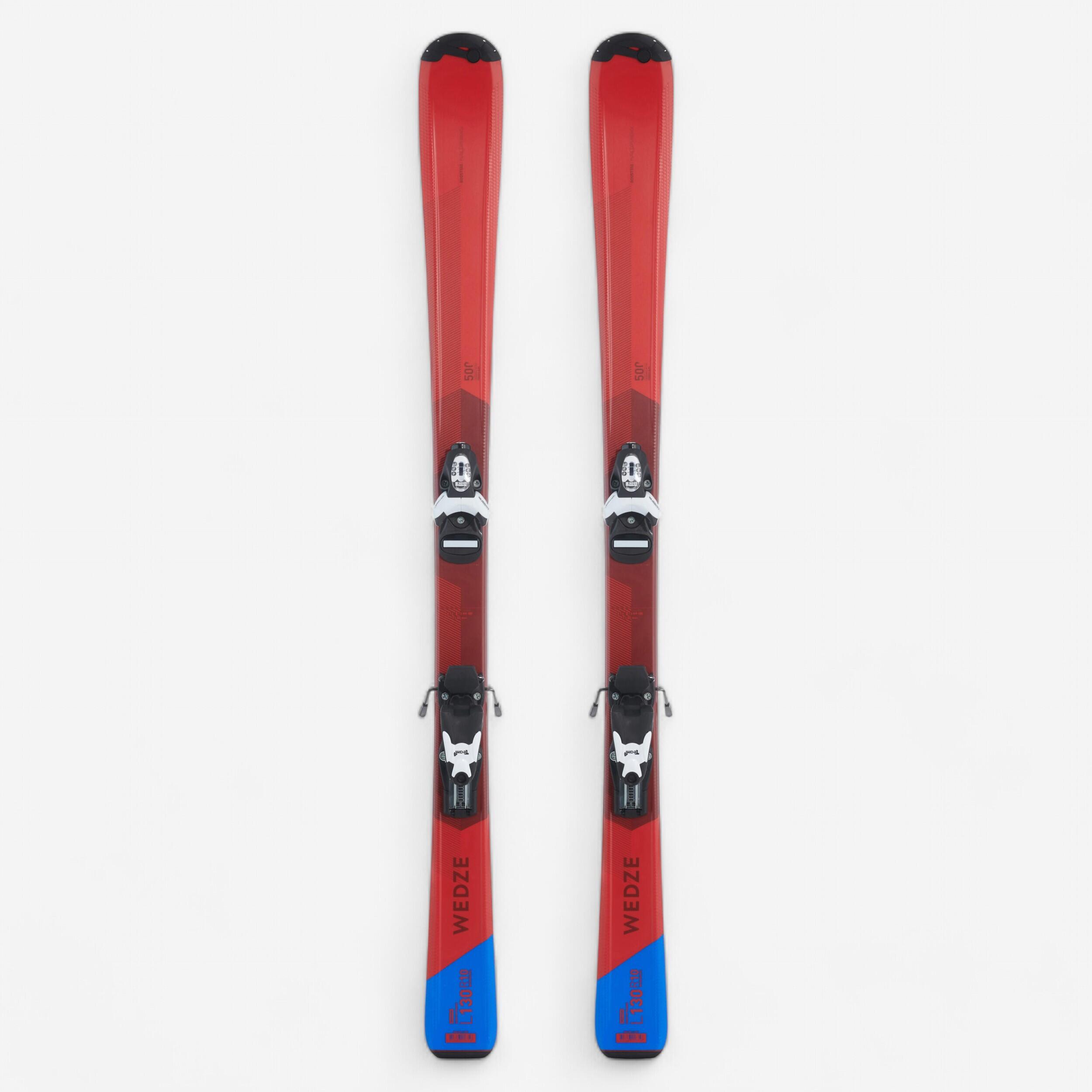 Wedze Ski Piste Boost 500 Kinder Rot