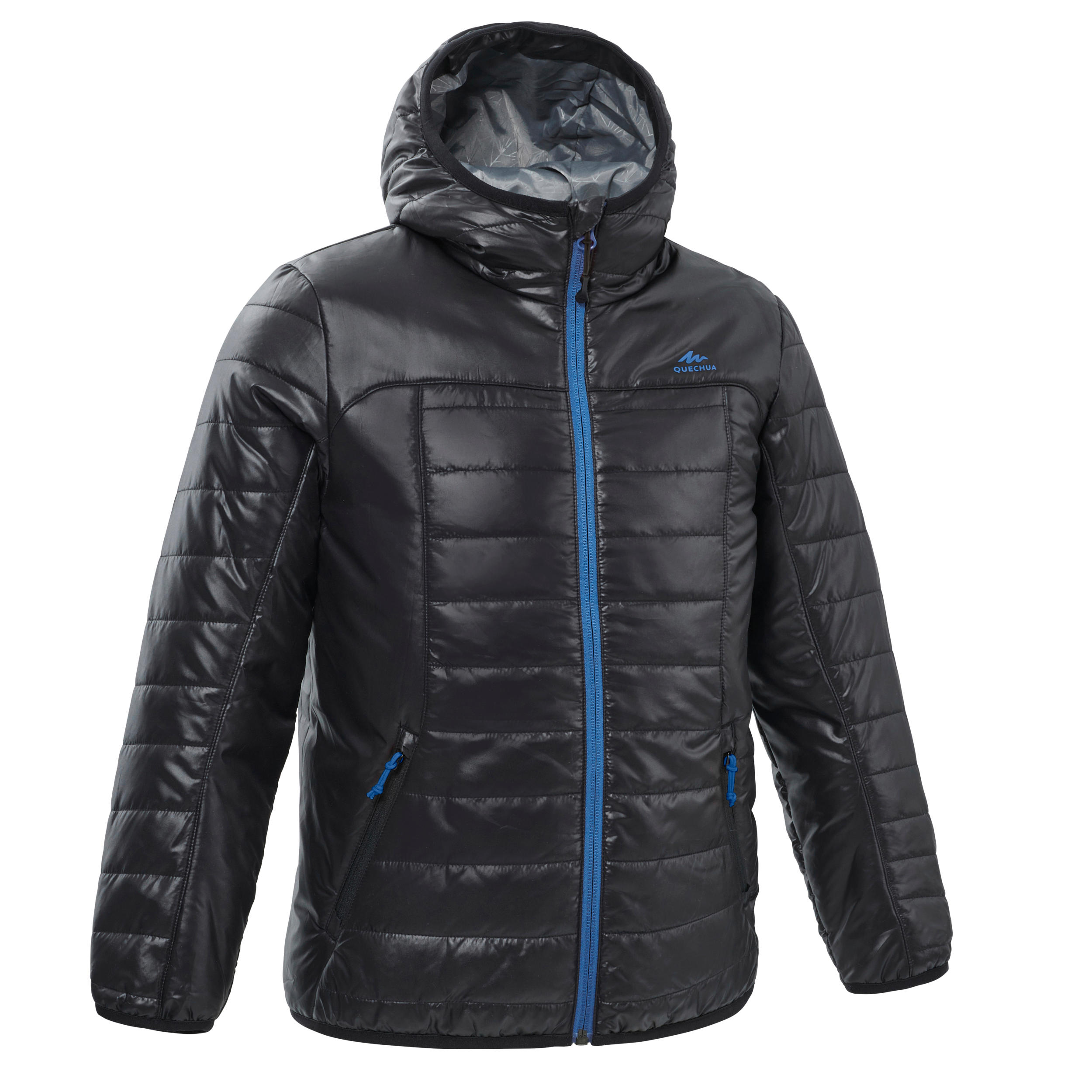 Quechua Wanderjacke wattiert MH500 Kinder blau