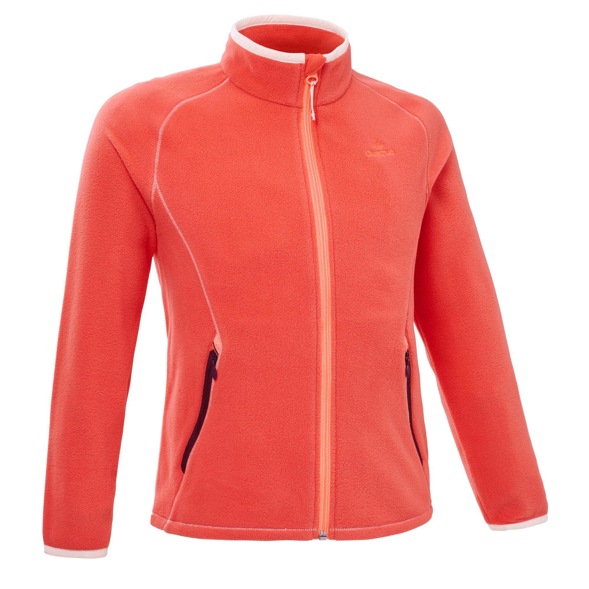 Quechua Fleecejacke Winterwandern MH150 Kinder Gr.122–170 koralle