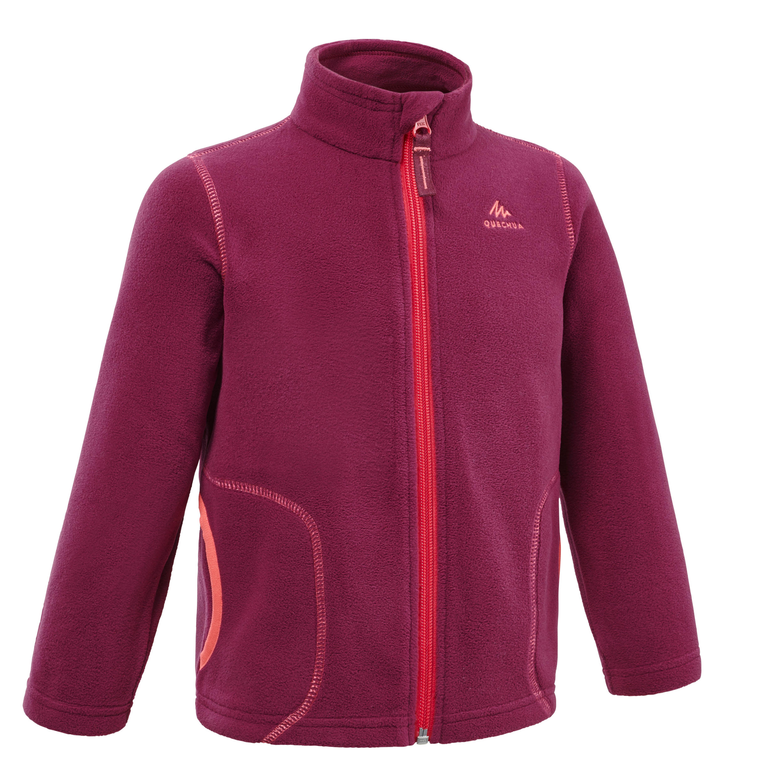 Quechua Fleecejacke Bergwandern MH150 Kleinkinder Gr. 92–116 violett