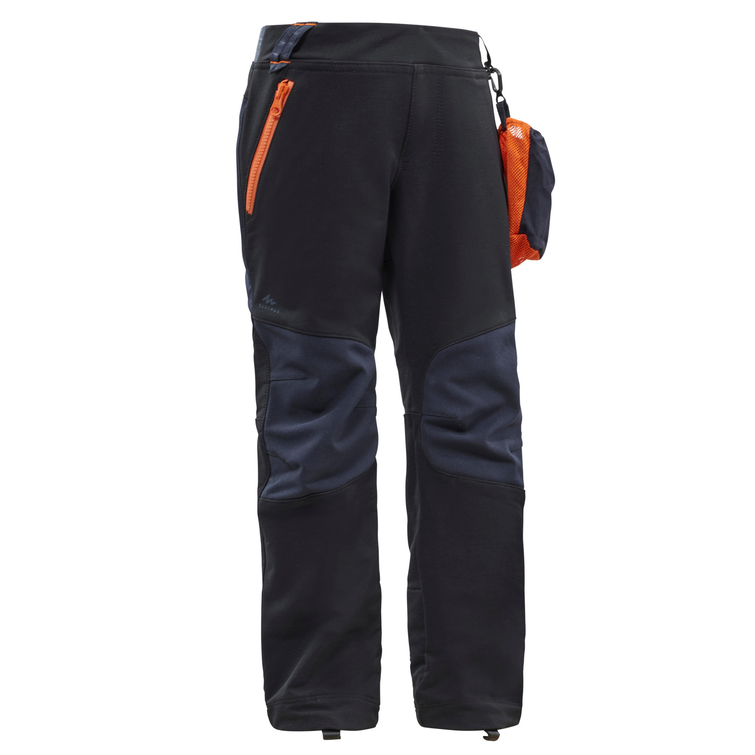 Quechua Softshellhose Wandern MH550 Kinder 92–116 schwarz