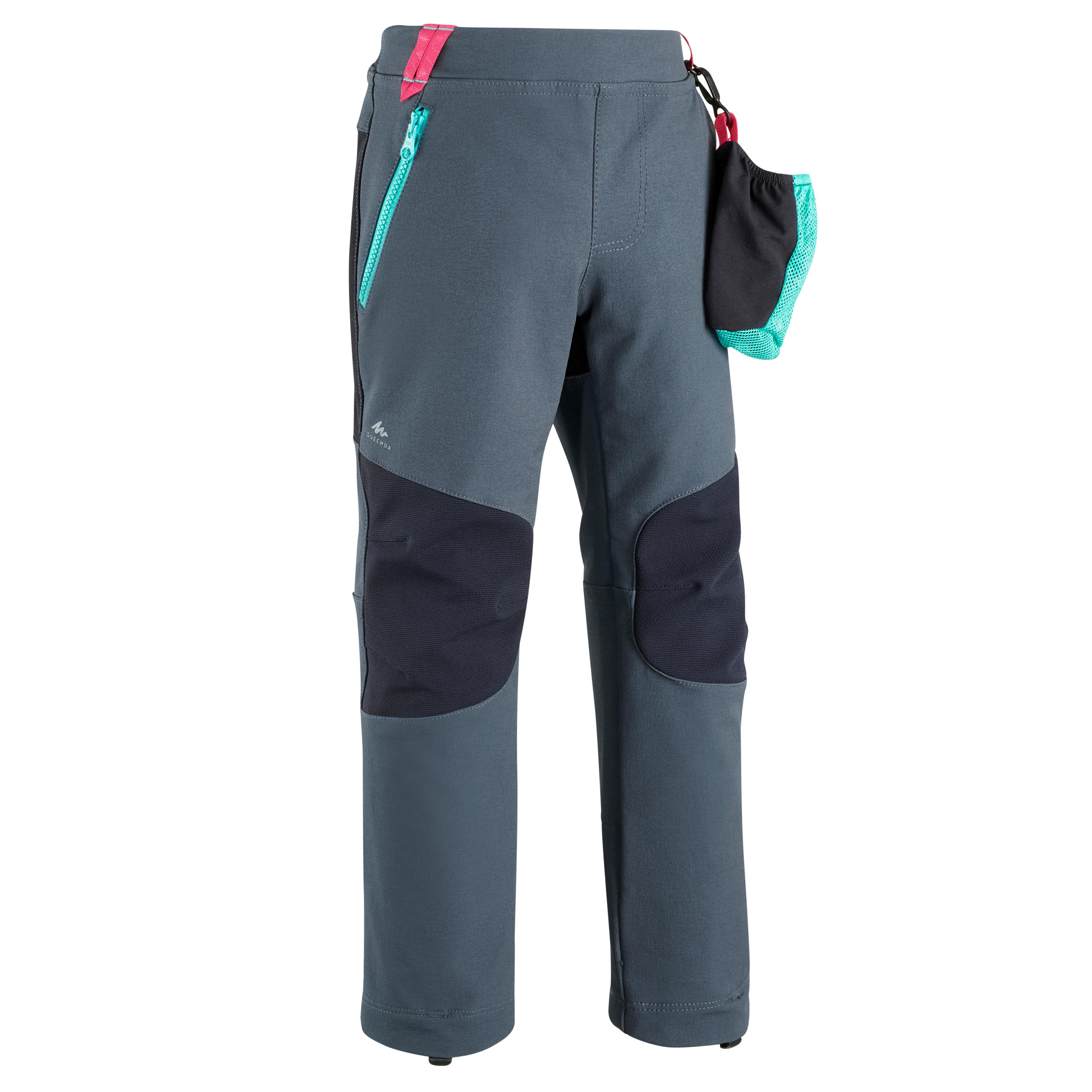 Quechua Softshellhose Bergwandern MH550 Kleinkinder Gr. 92–116 grau