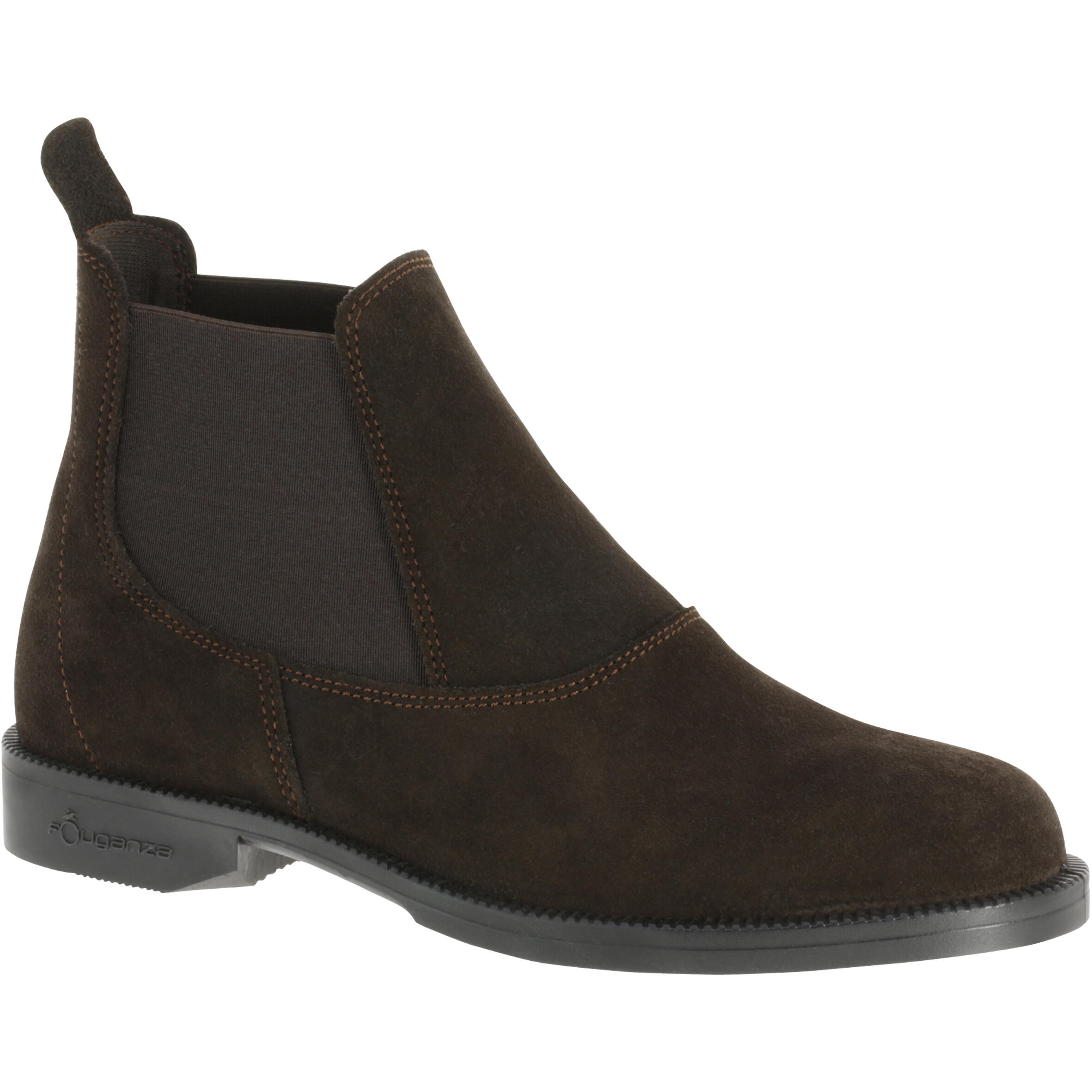 Fouganza Reitstiefeletten Classic Erwachsene Leder braun