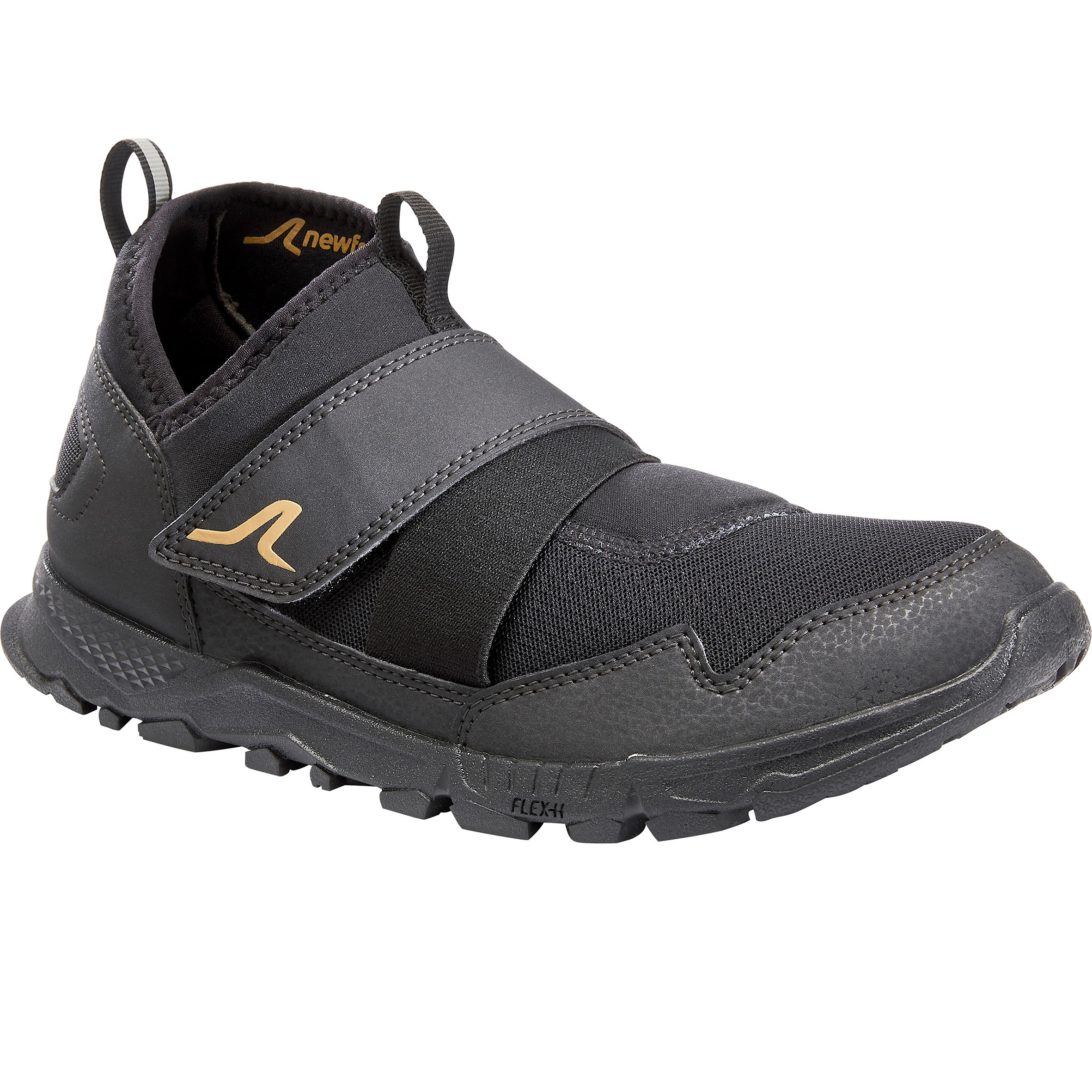 Newfeel Freizeitschuhe Nordic Walking atmungsaktiv NW 100 schwarz