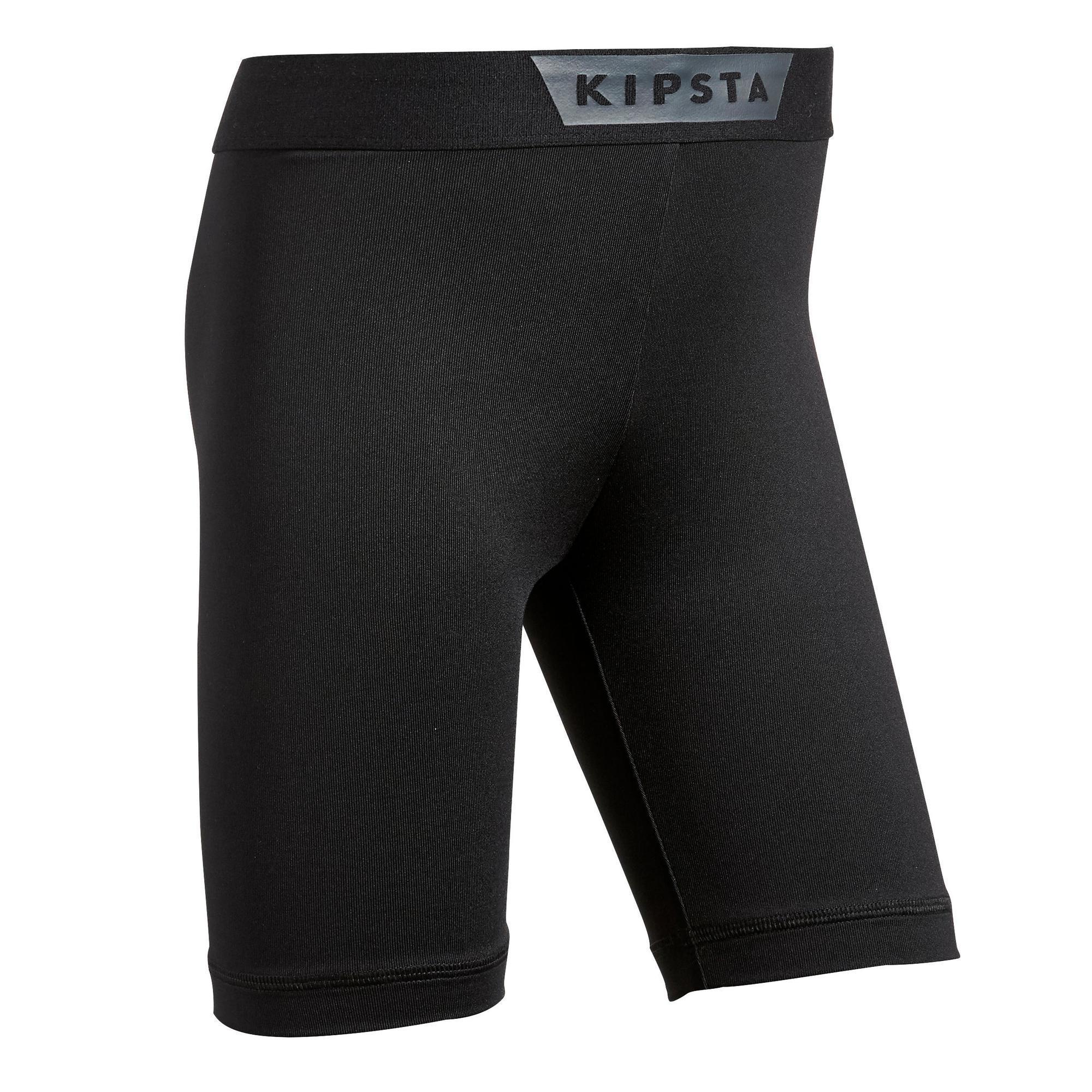 Kipsta Funktionsshorts Keepcomfort Fussball Kinder schwarz