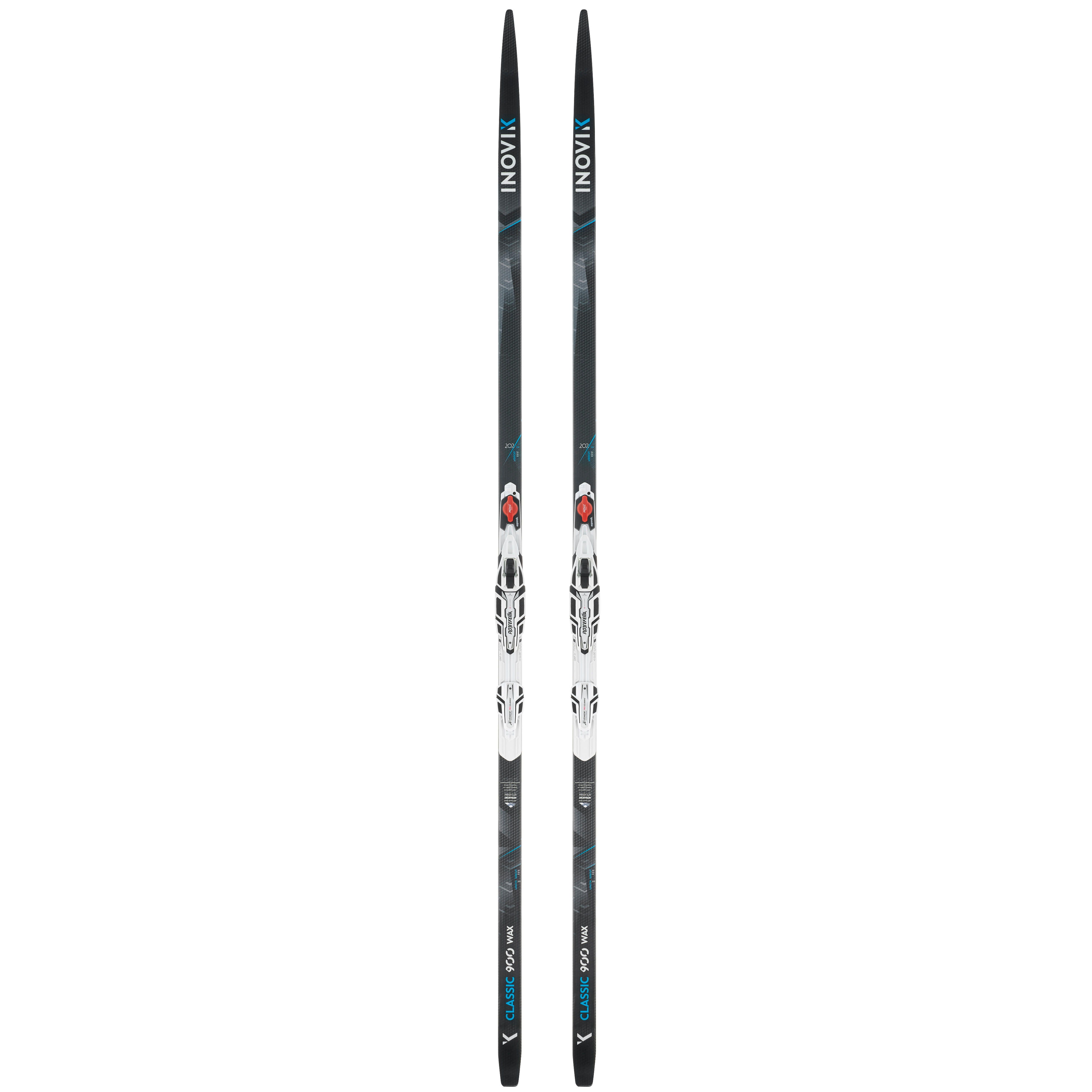Inovik Langlaufski Classic 900 Wachs Soft-Camber + Rottefella-Bindung Erwachsene