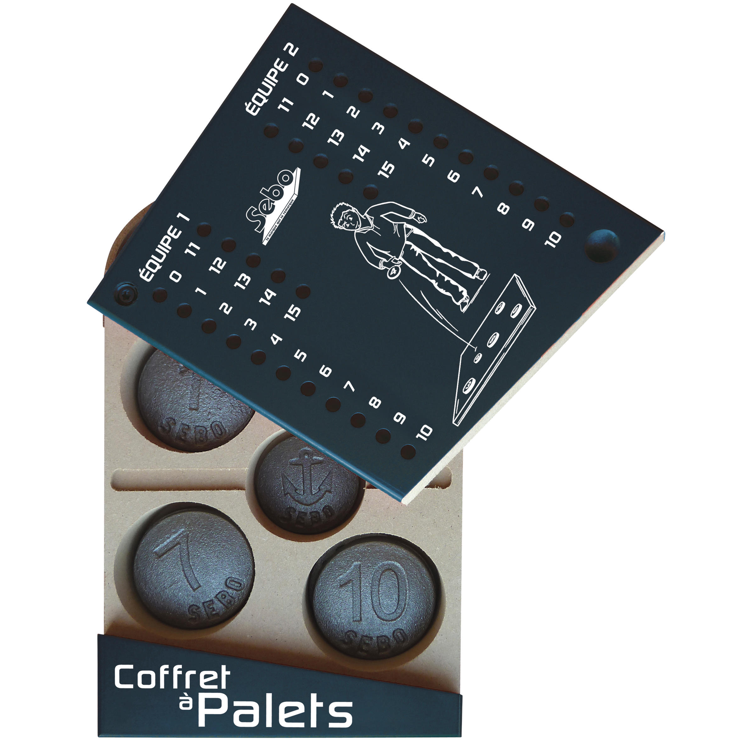 Sebo Wurfspiel aus der Vendée, Gusseisen Cogris