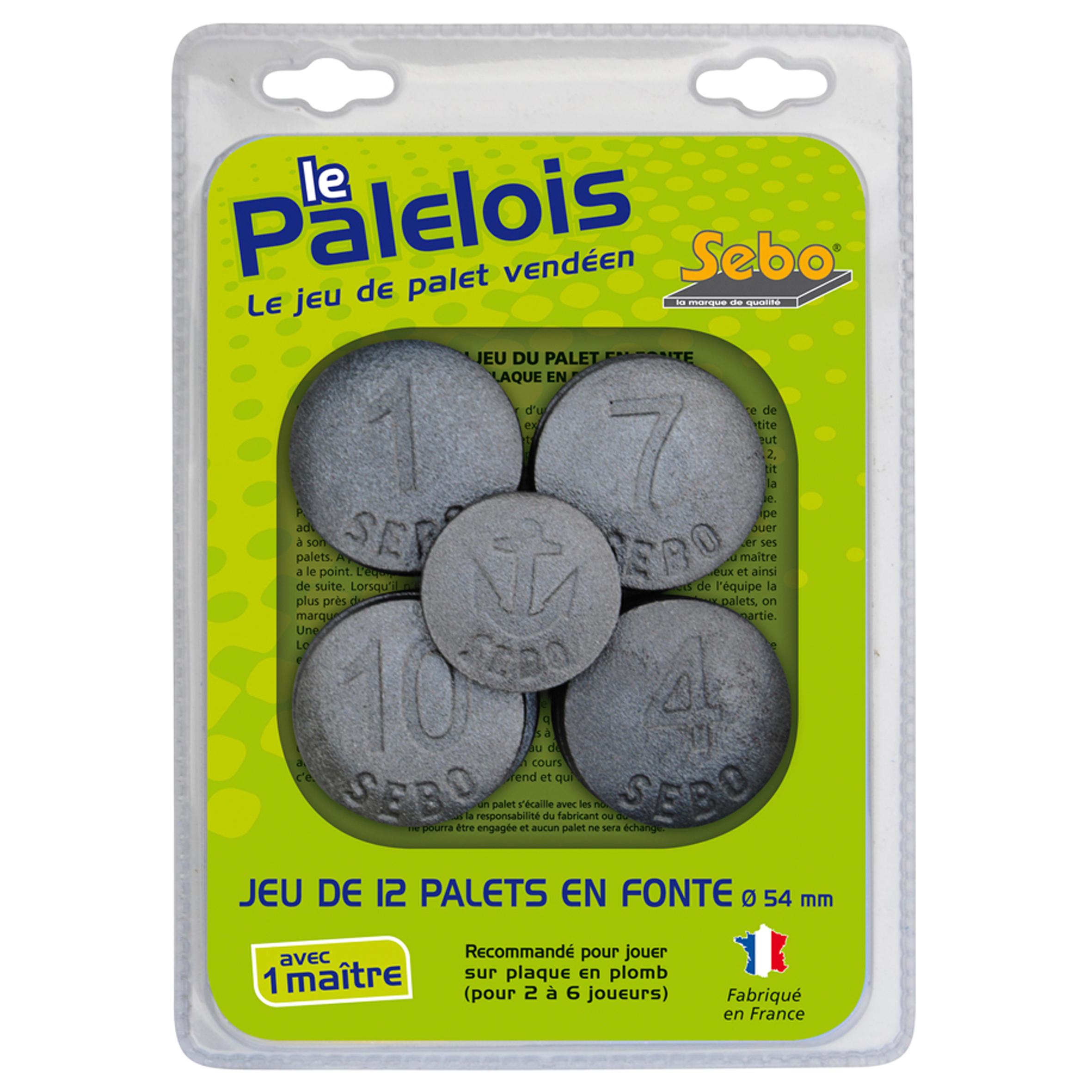 Sebo Wurfspiel aus der Vendée mit gusseisernen Wurfscheiben