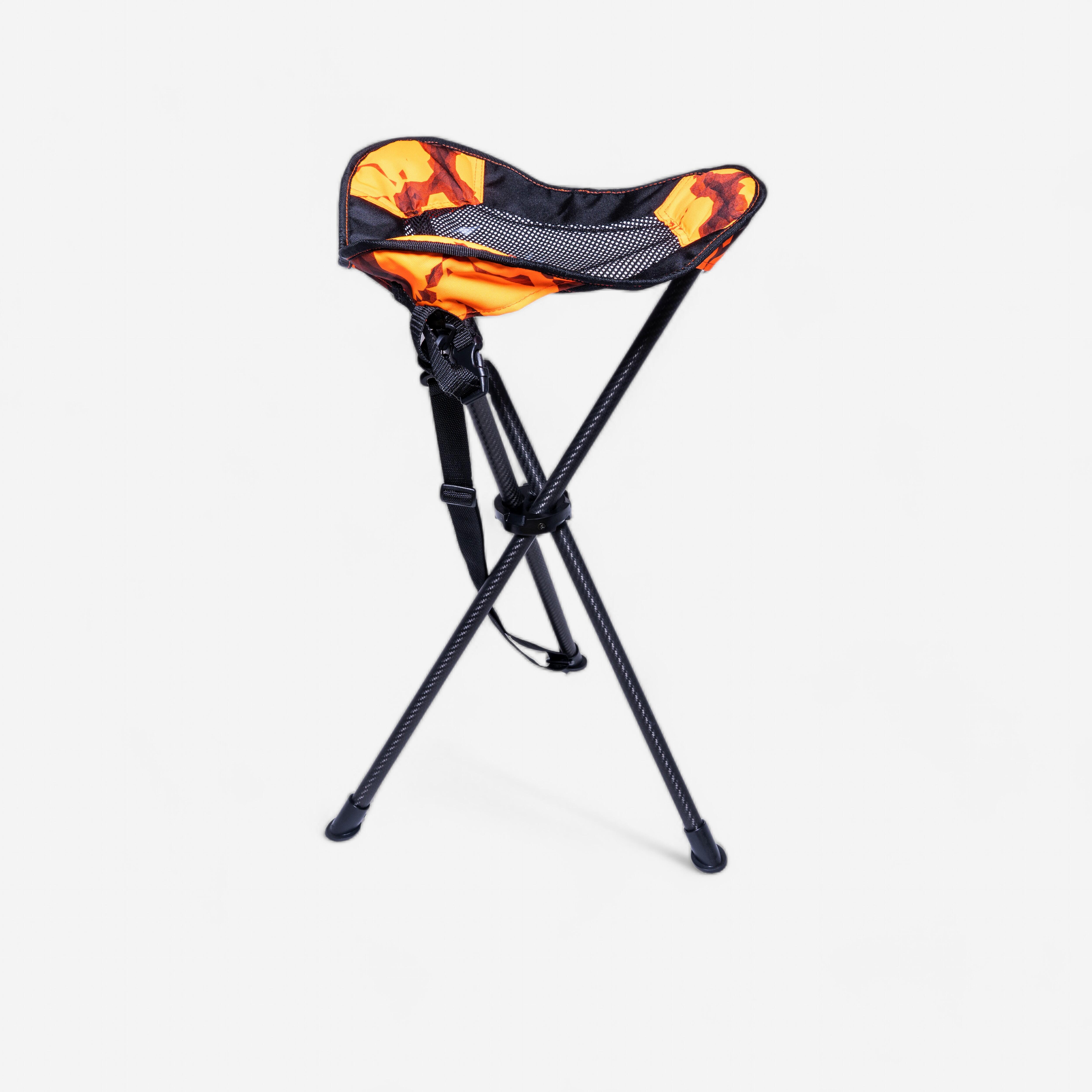 Solognac Jagdsitz Dreibein BGP 900 Camouflage Carbon orange