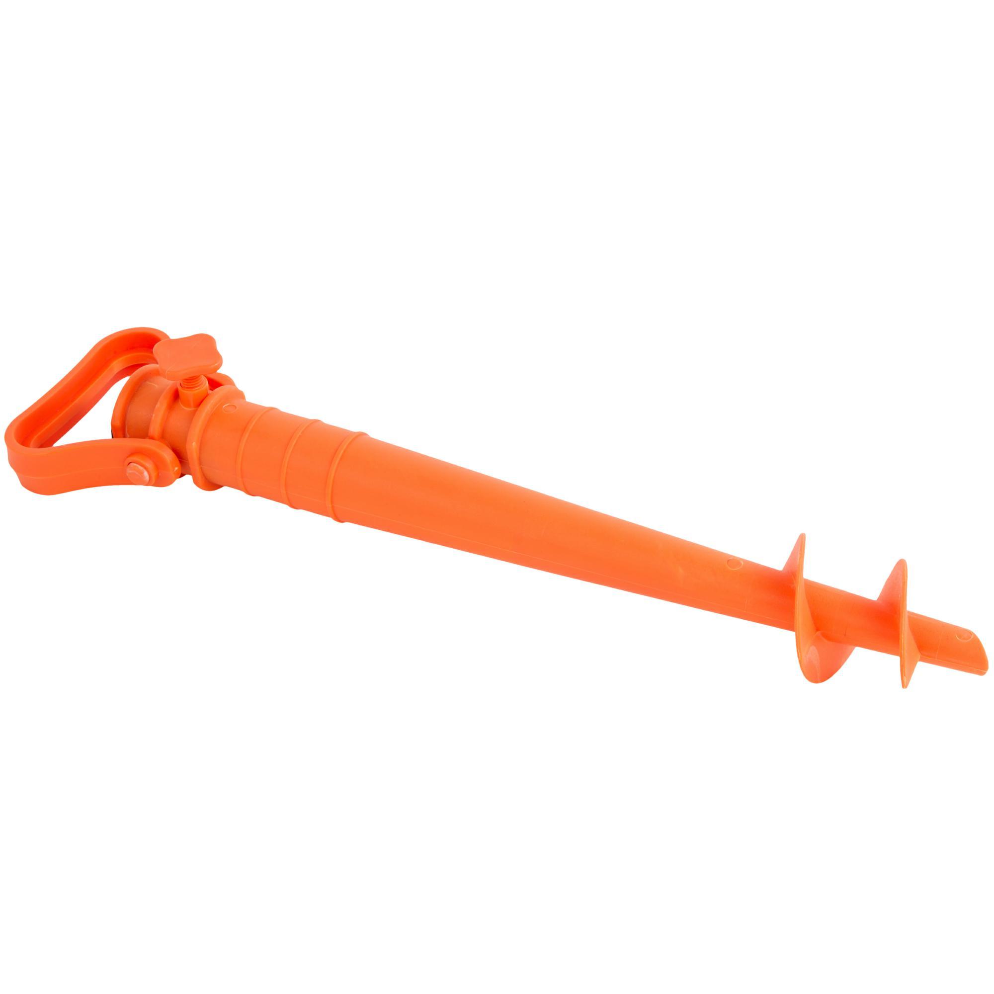 Decathlon Bodenschraube Befestigung Sonnenschirmfuß Parasol Paruv orange