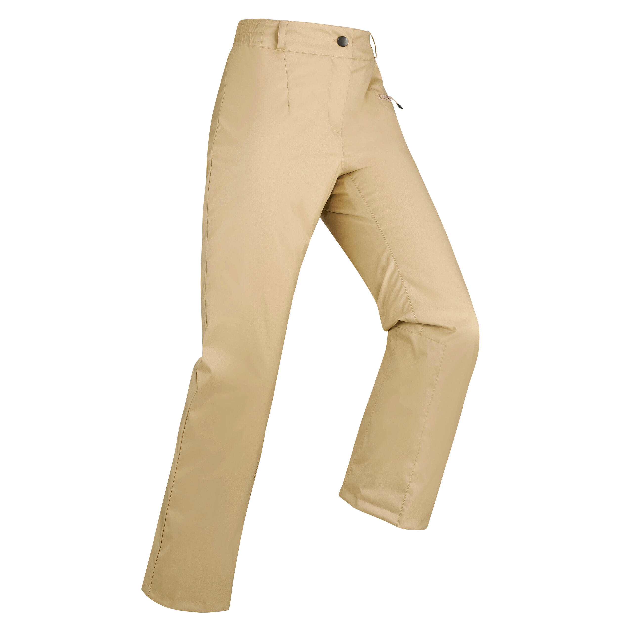 Wedze Skihose Piste - 100 warm Damen beige