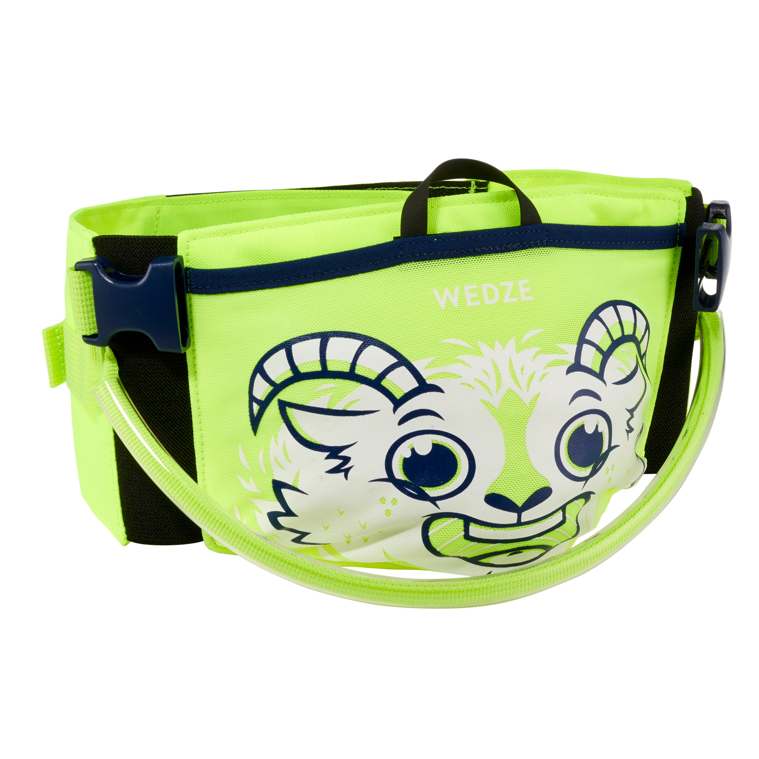 Wedze Ski-Lernhilfe Skiwiz 100 Kinder gelb / marineblau