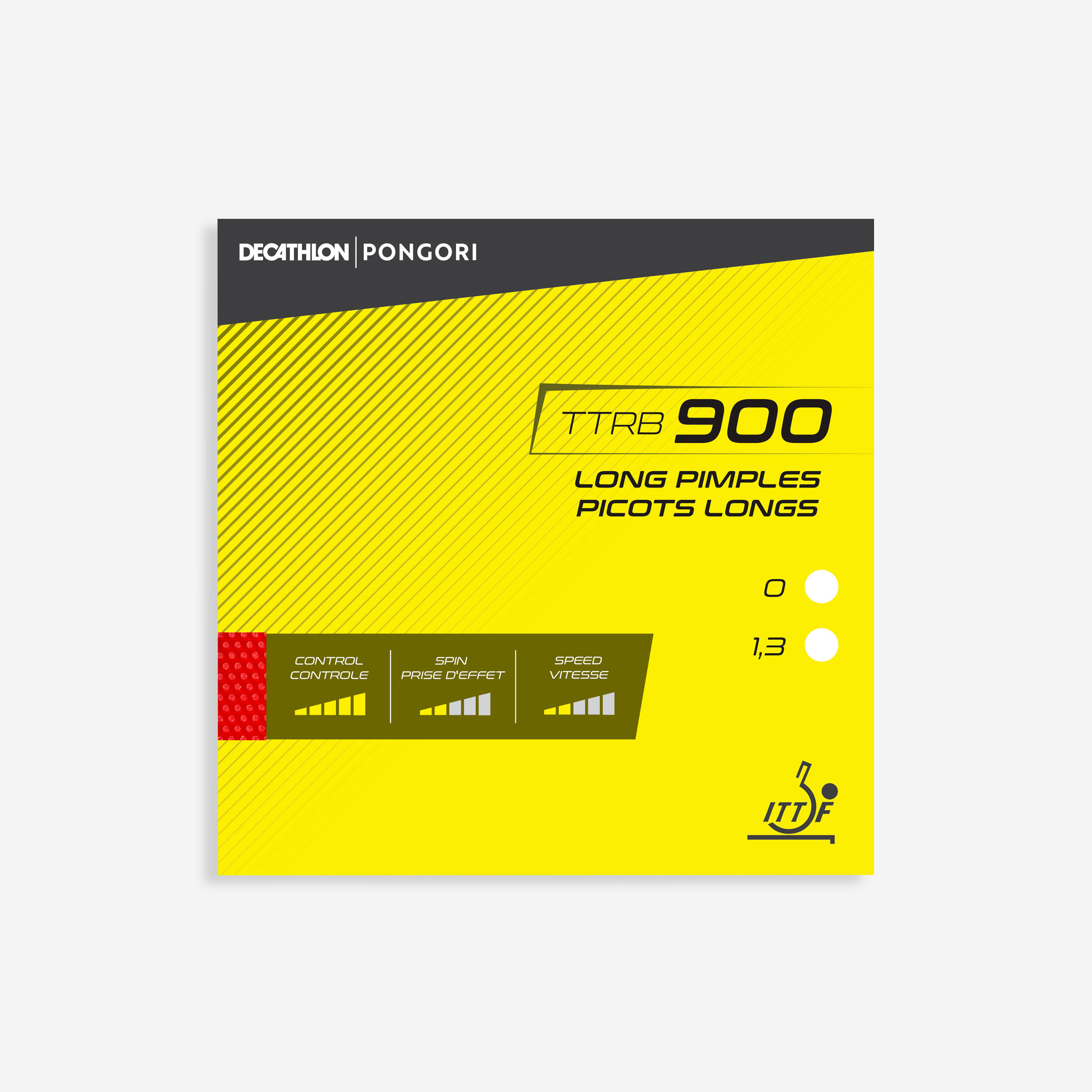 Pongori Tischtennisbelag TTRB 900 Lange Noppen