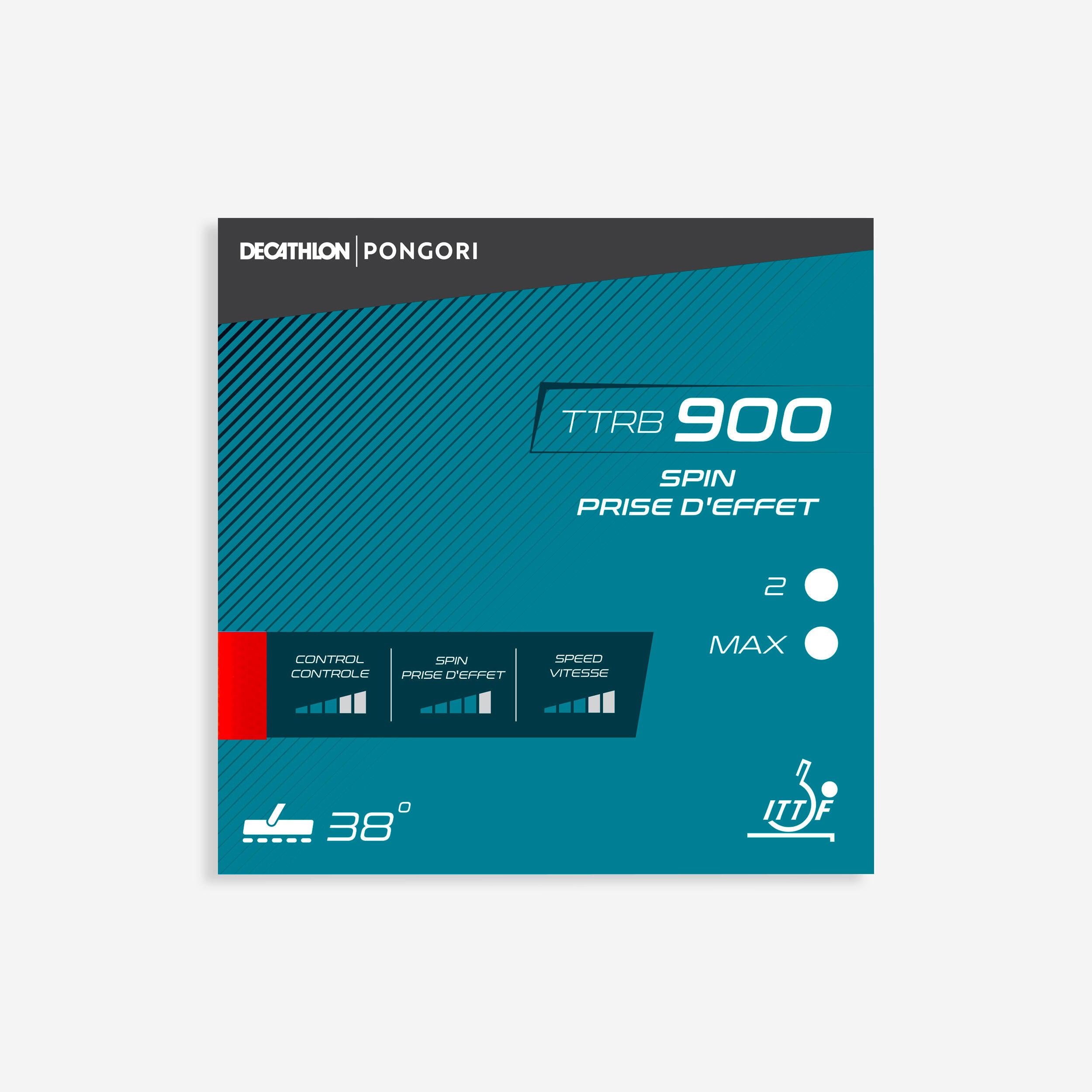 Pongori Tischtennisbelag TTRB 900 Spin