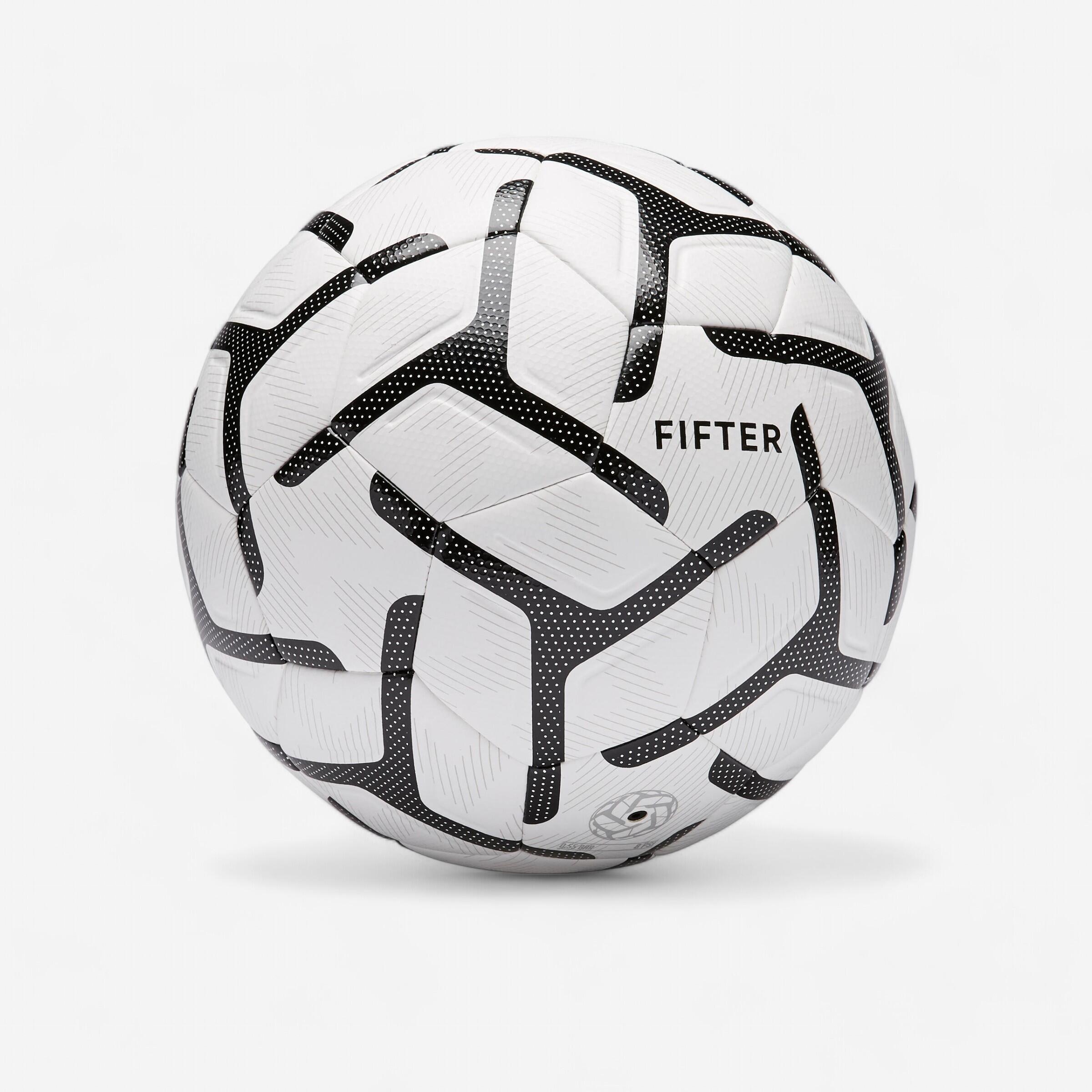 Fifter Fussball Society 500 Größe 5 weiß/schwarz