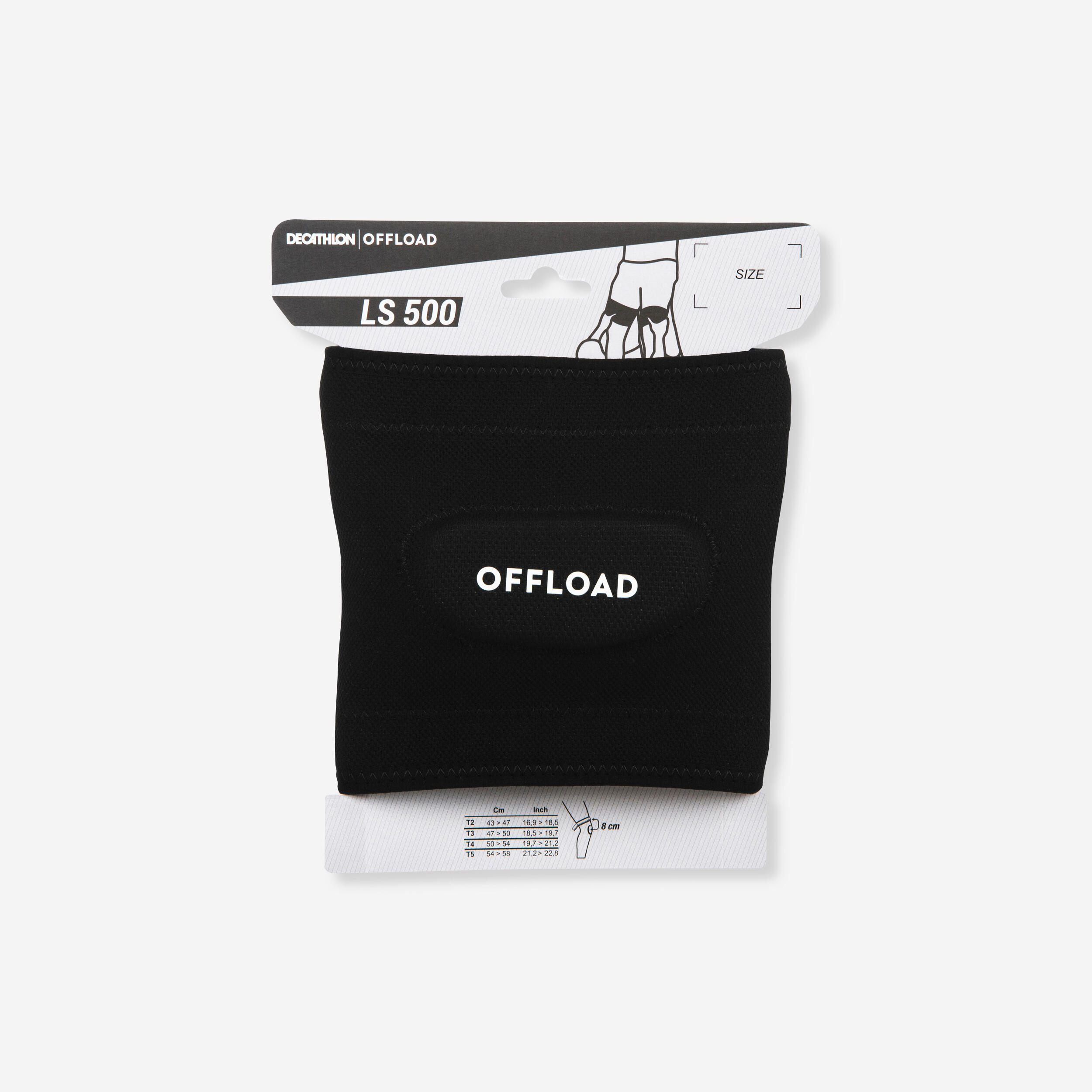 Offload Line-Out-Bandage Rugby R500 schwarz