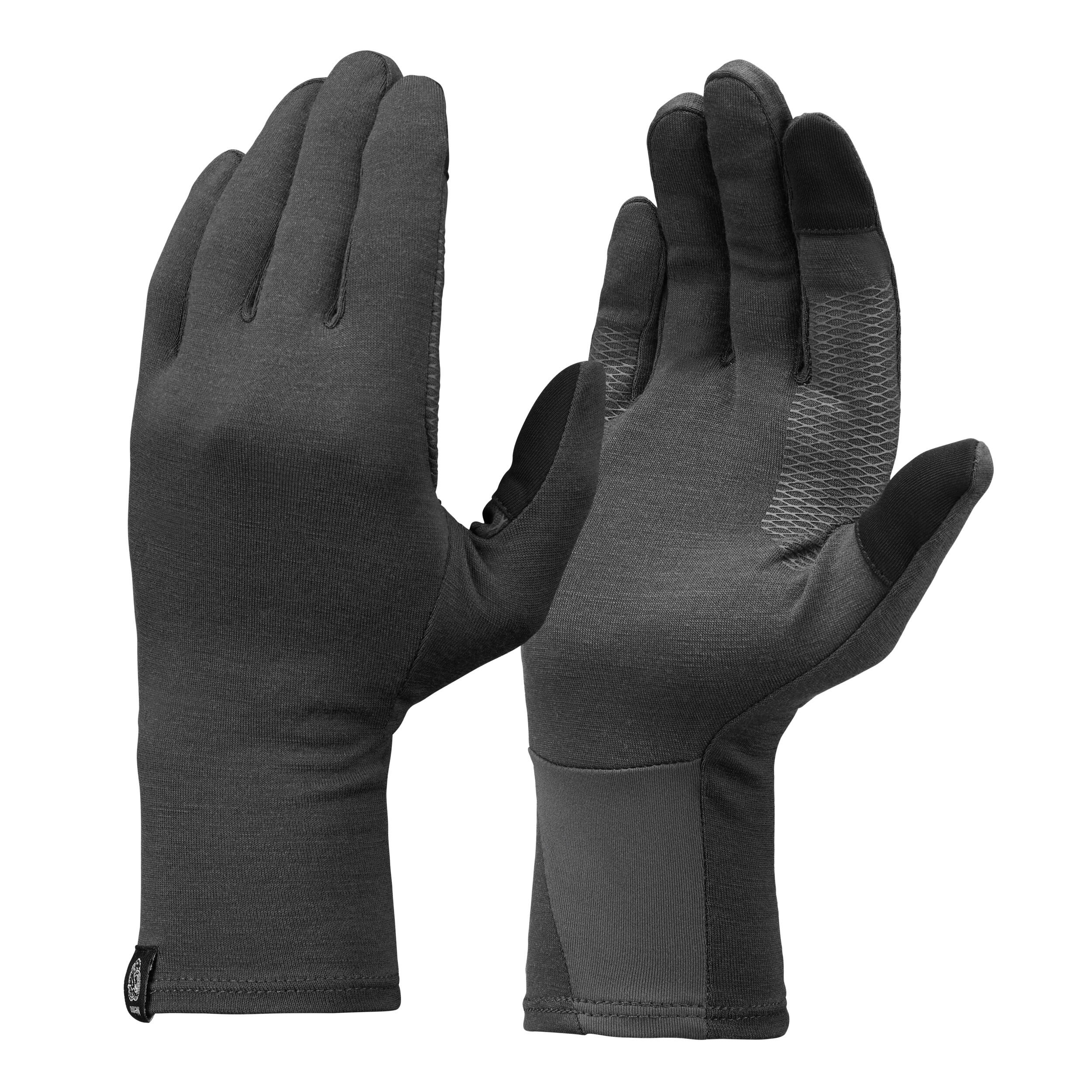 Forclaz Unterziehhandschuhe Bergtrekking Trek 500 Merinowolle Erwachsene grau