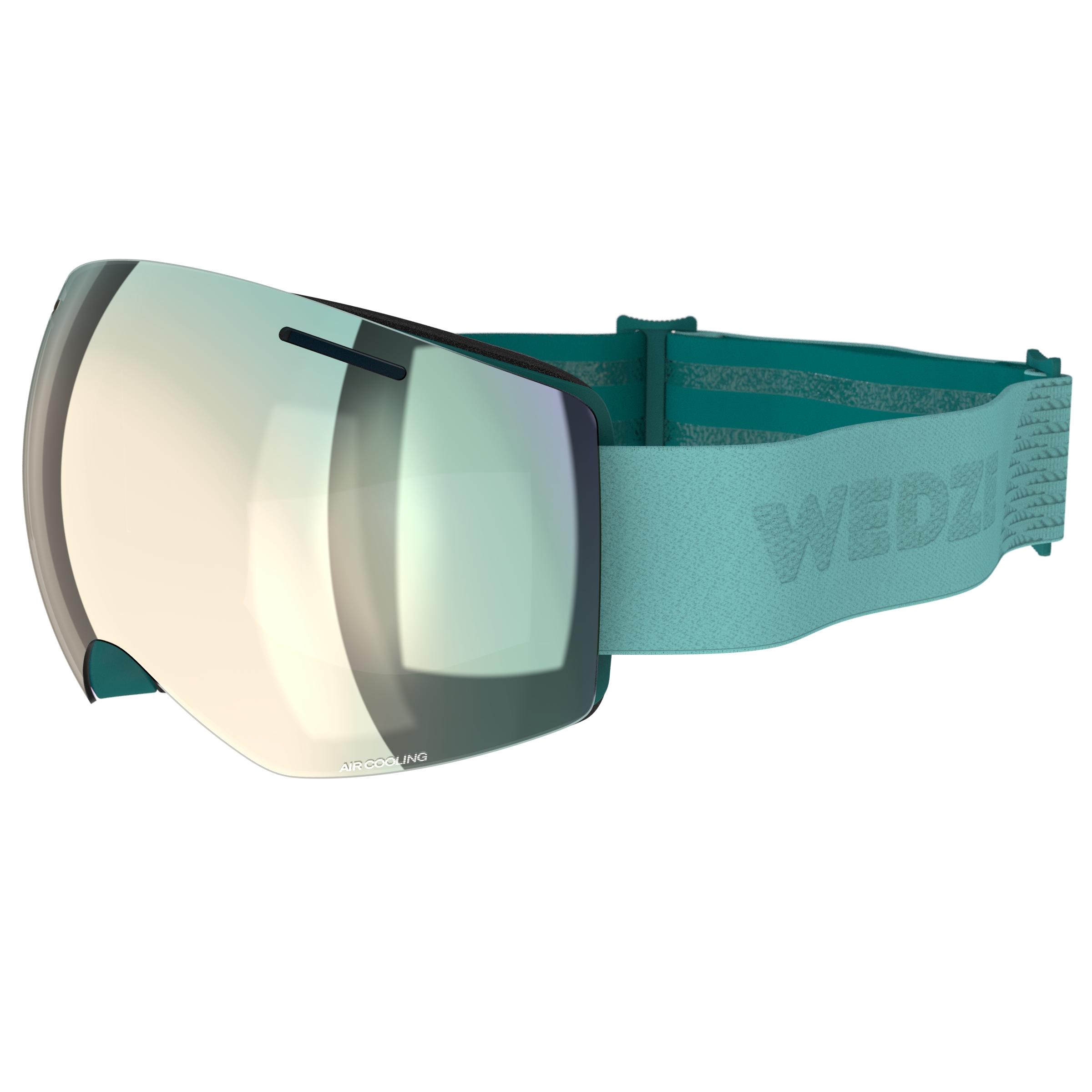 Wedze Skibrille Snowboardbrille G 900 S3 Erwachsene/Kinder Schönwetter blau