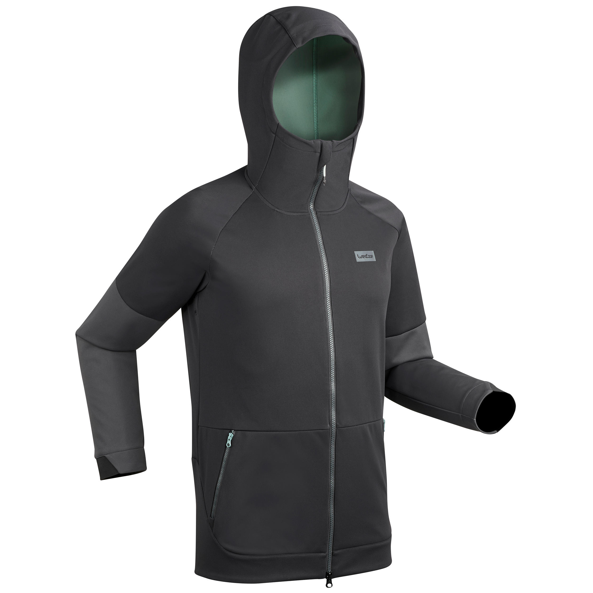 Dreamscape Snowboardjacke Skijacke Hoodie Herren schwarz