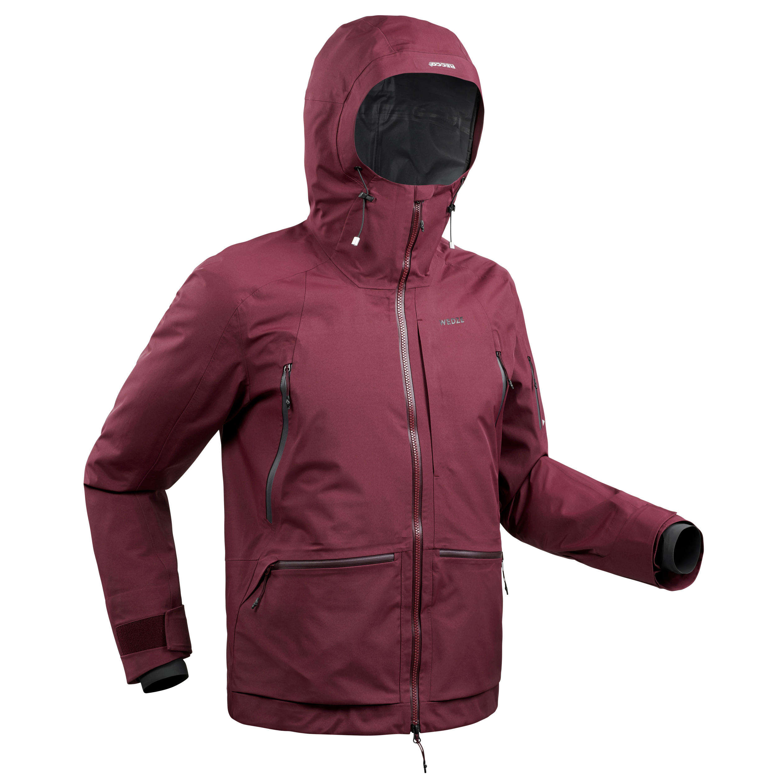 Wedze Skijacke Freeride FR 900 Herren bordeauxrot