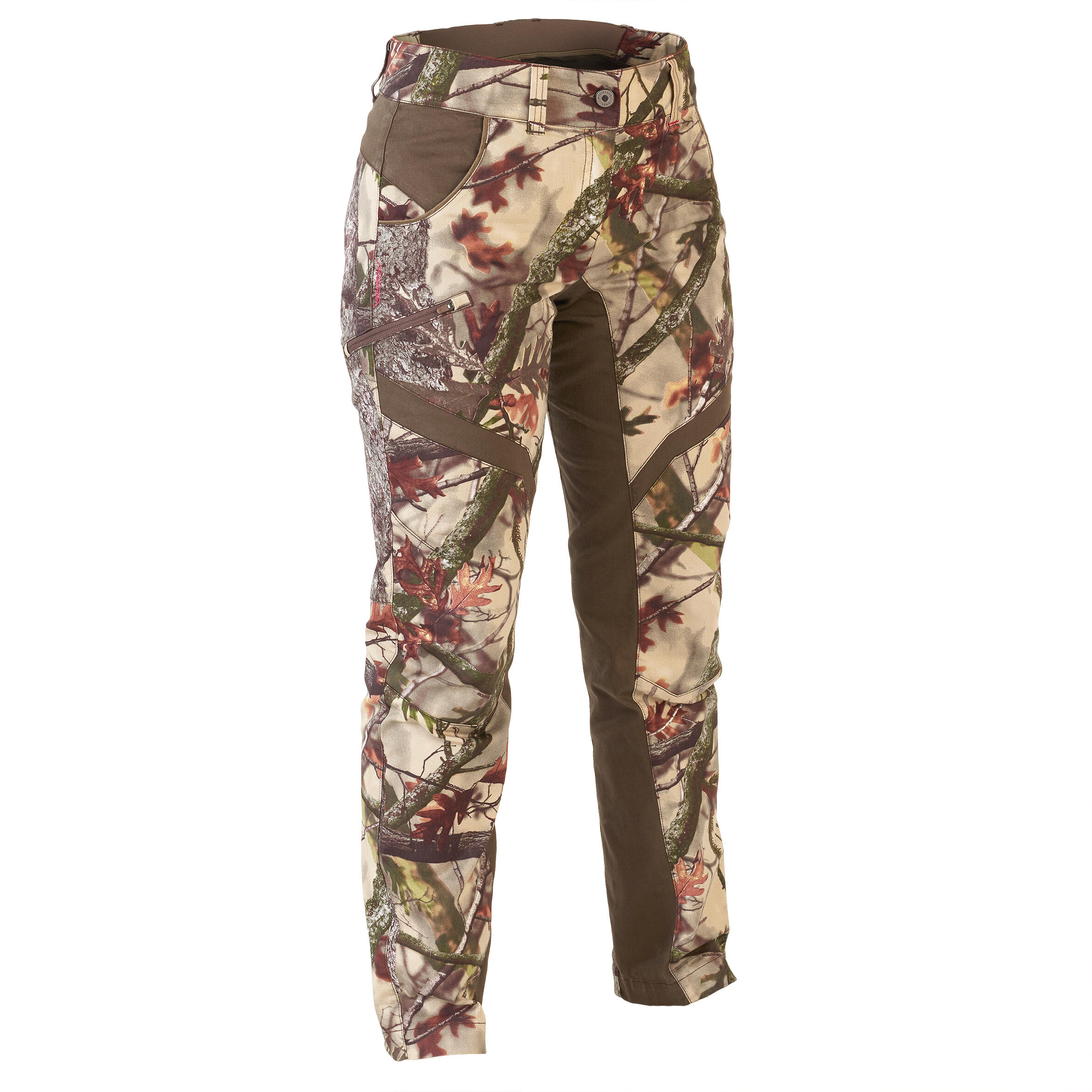 Solognac JAGDHOSE 500 DAMEN GERÄUSCHARM ATMUNGSAKTIV CAMOUFLAGE
