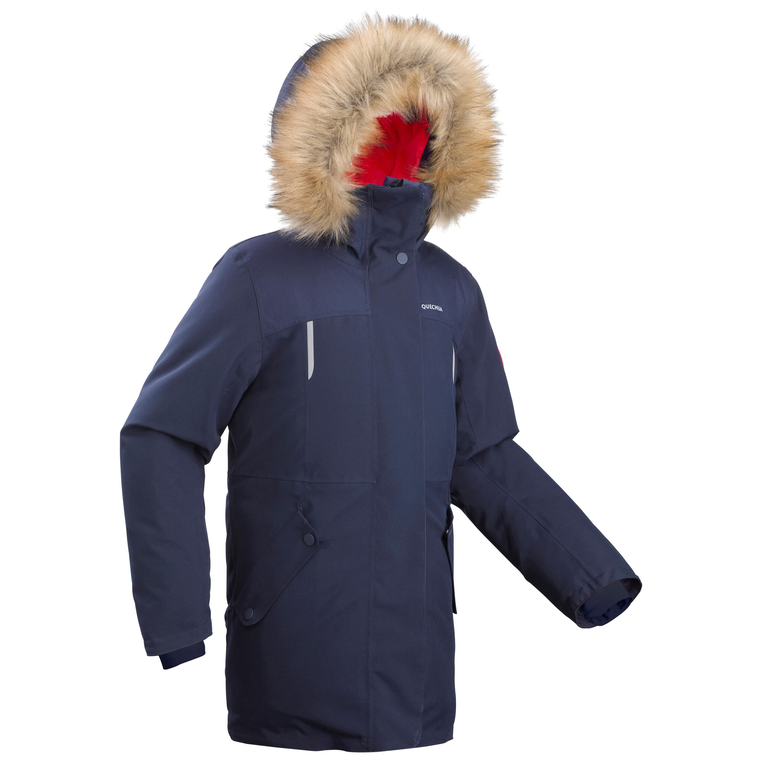 Quechua Wanderjacke Winter SH500 U-Warm -20 °C Wasserdicht Kinder Gr.122–170 hellblau
