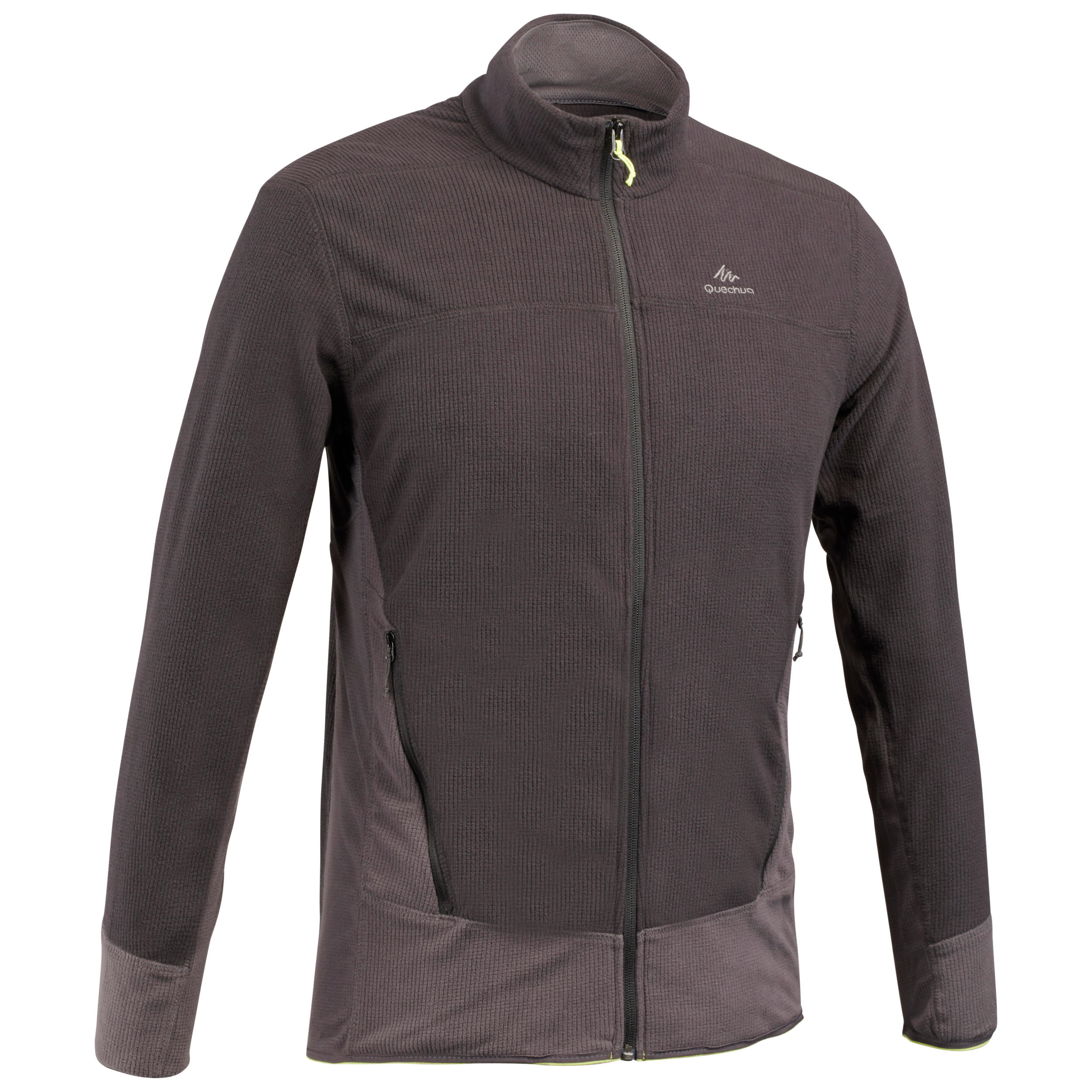 Quechua Fleecejacke Bergwandern MH520 leicht Herren schwarz