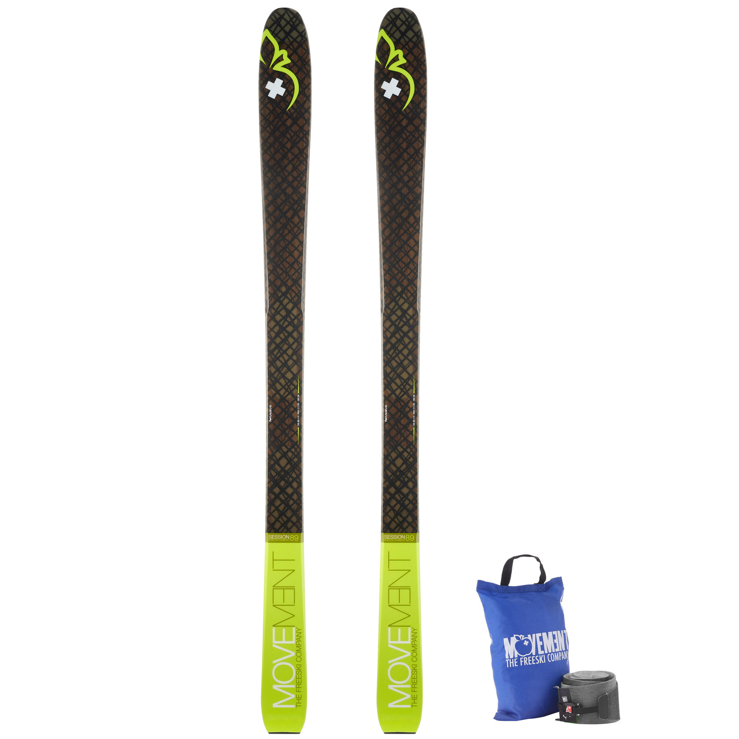 Movement Tourenski-Set Session 89 + Felle