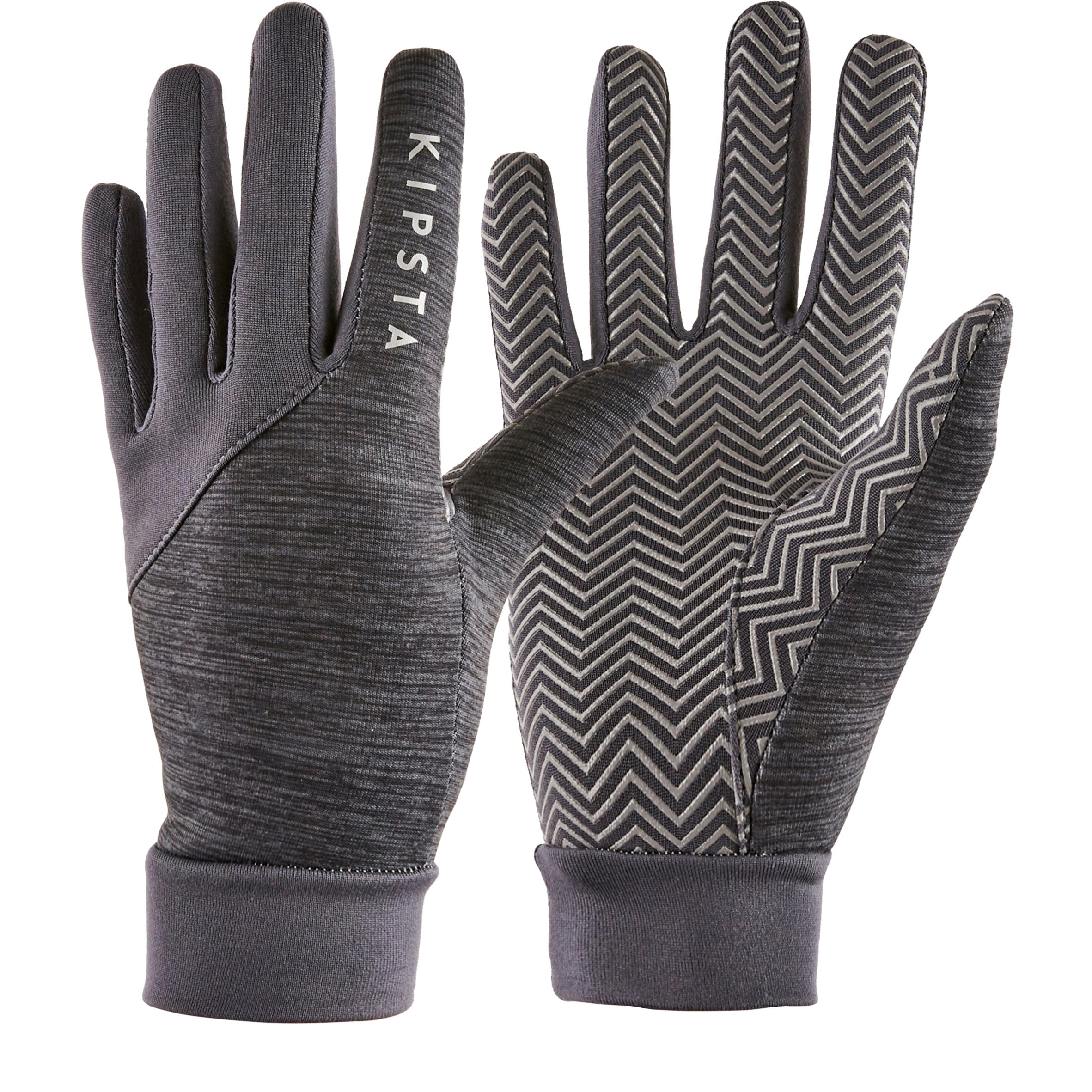 Kipsta Handschuhe Fussball Keepdry 500 Erwachsene grau meliert