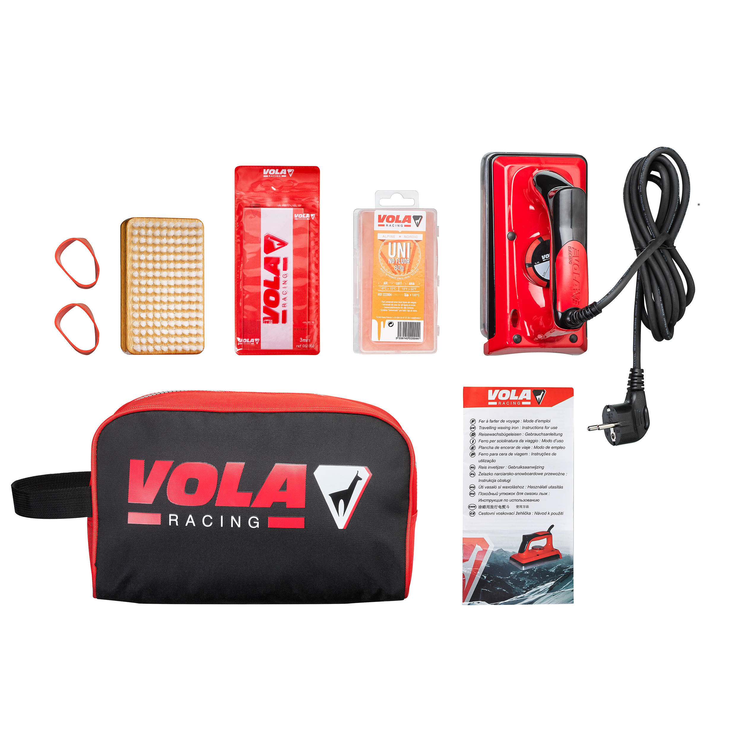 Vola Wachs Set für Ski/Snowboard