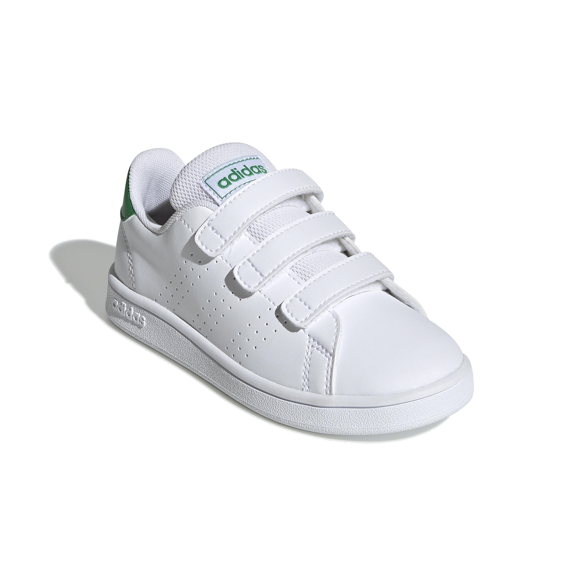 Adidas Tennisschuhe Advantage Clean Turnschuhe Kinder weiß/grün