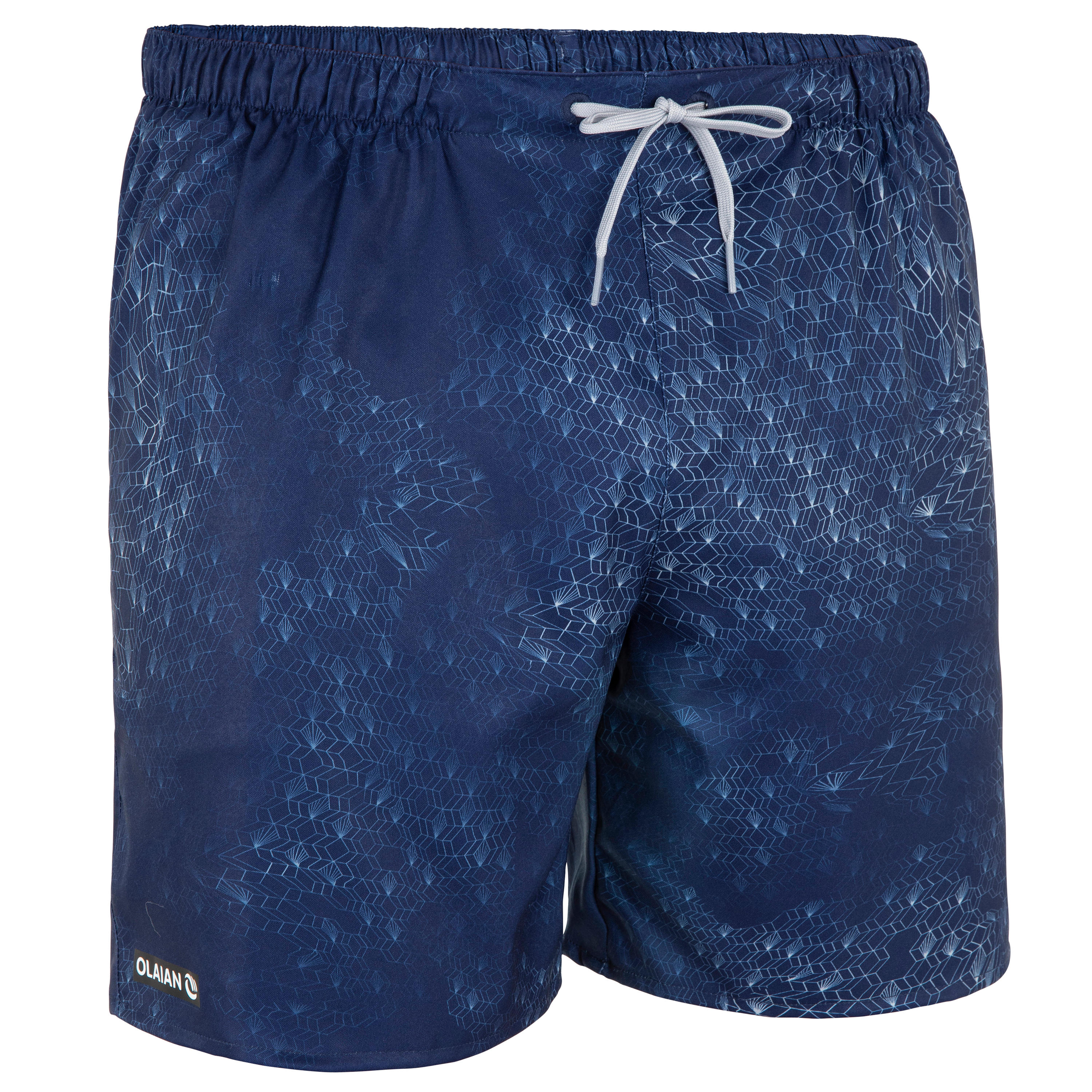 Olaian Boardshorts kurz Surfen 100 Dimension blau