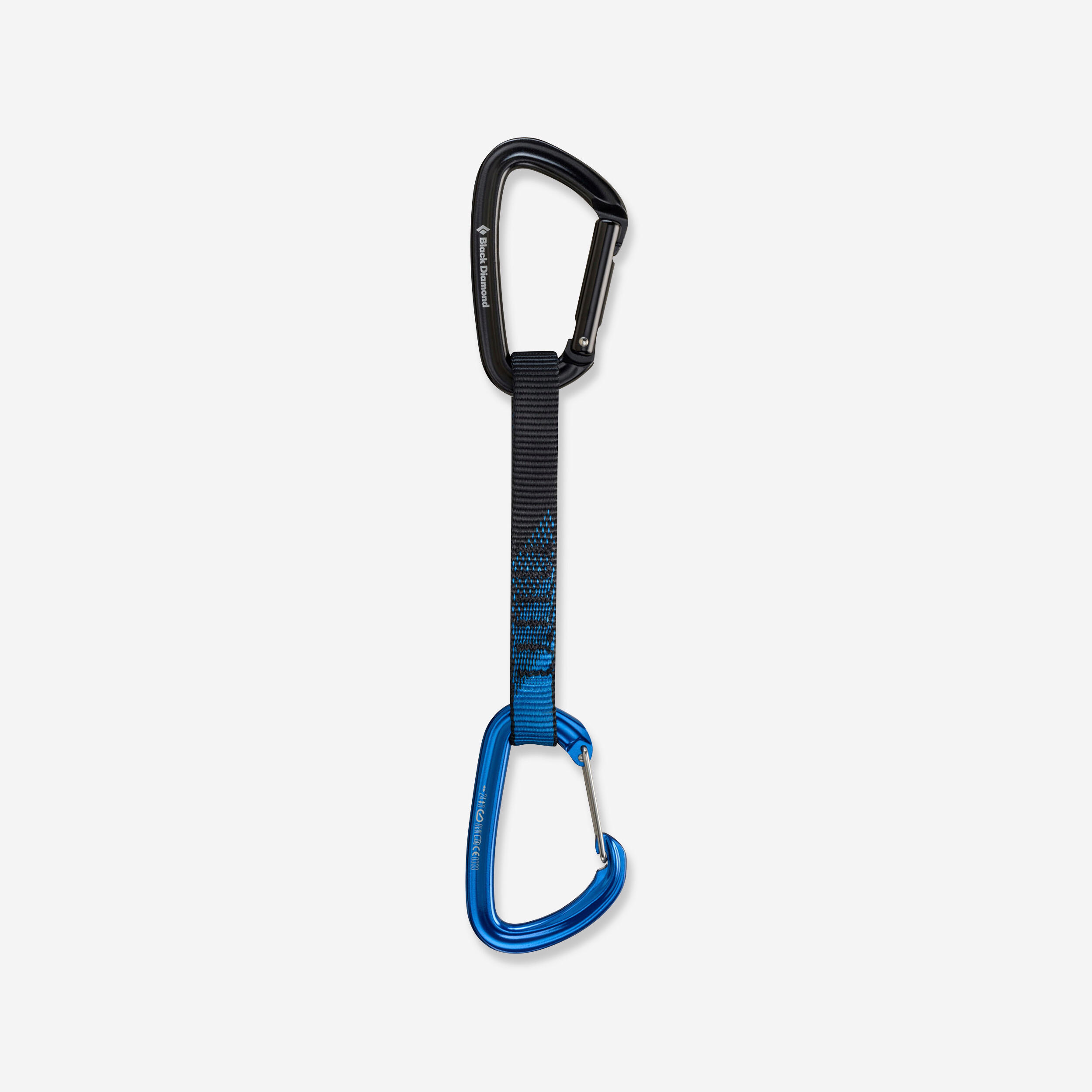 Black Diamond Express-Set Klettern Bergsteigen HotForge Hybrid Blue 16 cm