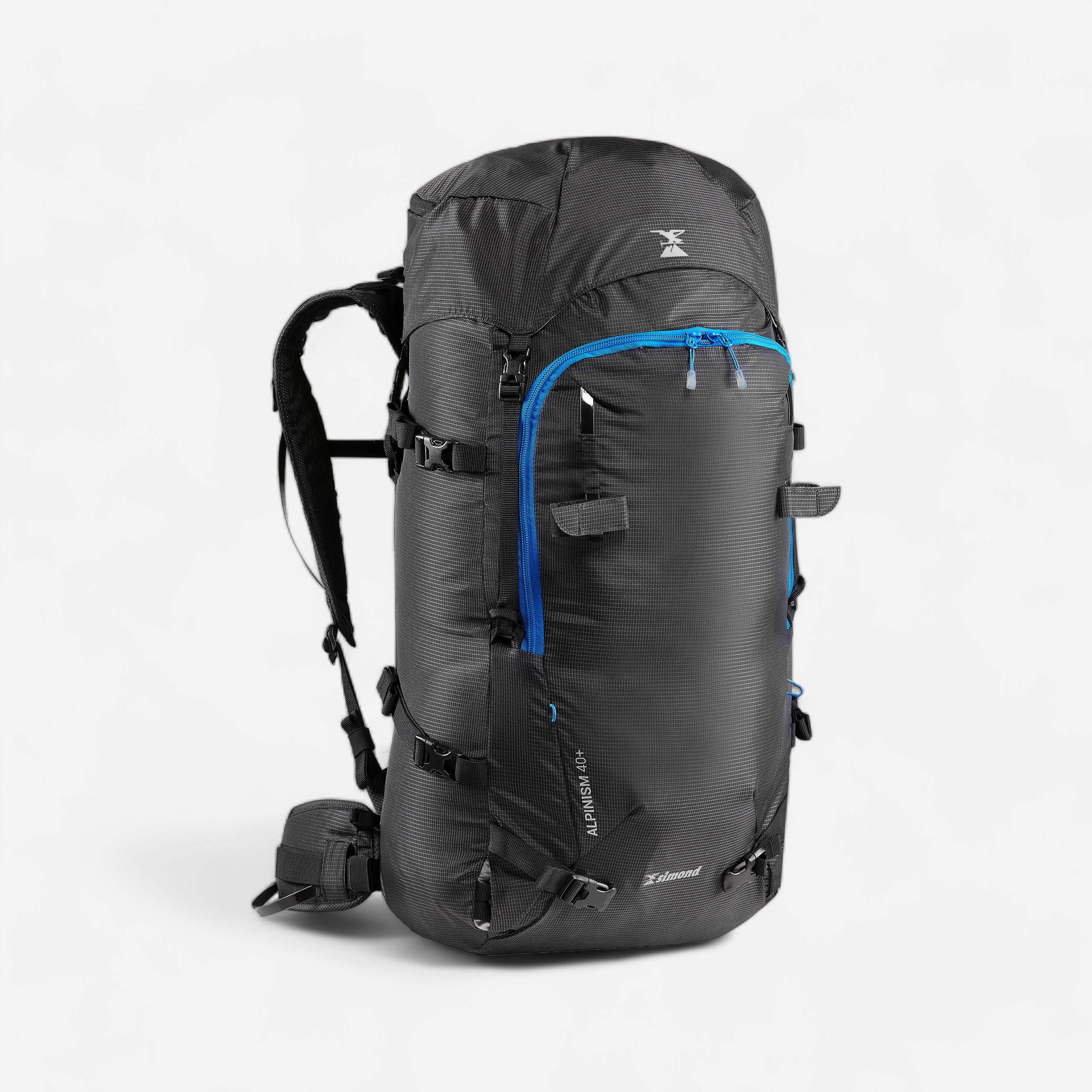 Simond Tourenrucksack Alpinism 40 +10 Liter schwarz