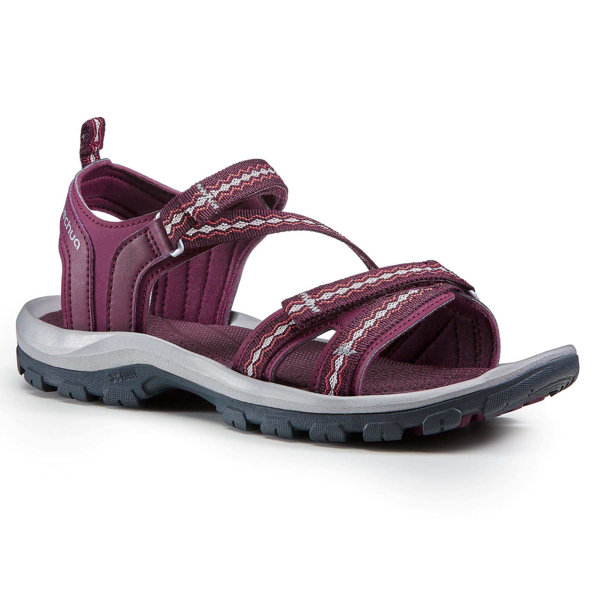 Quechua Trekkingsandalen Naturwandern NH110 Damen bordeaux