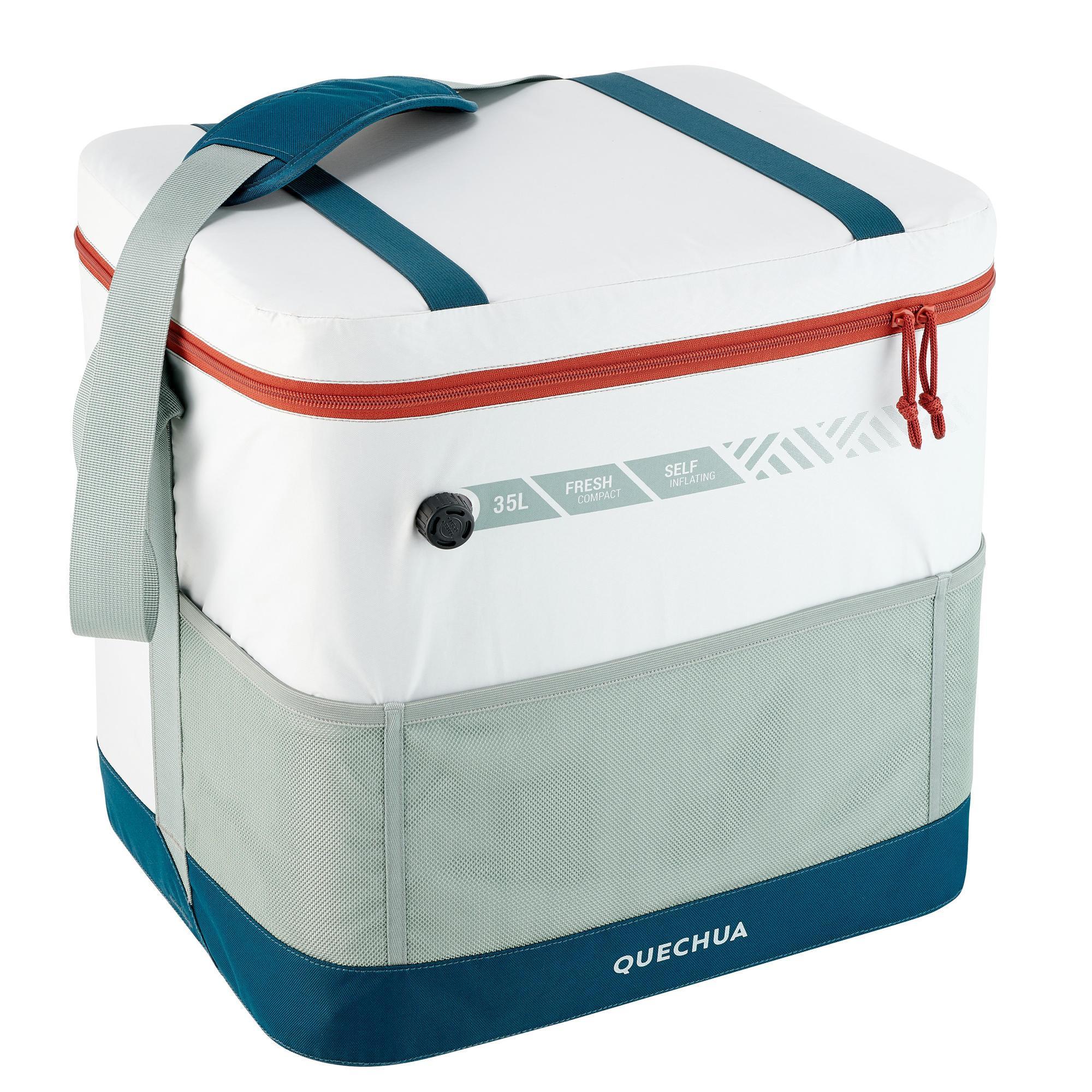 Quechua Kühltasche Compact Fresh selbstaufblasend 35 l