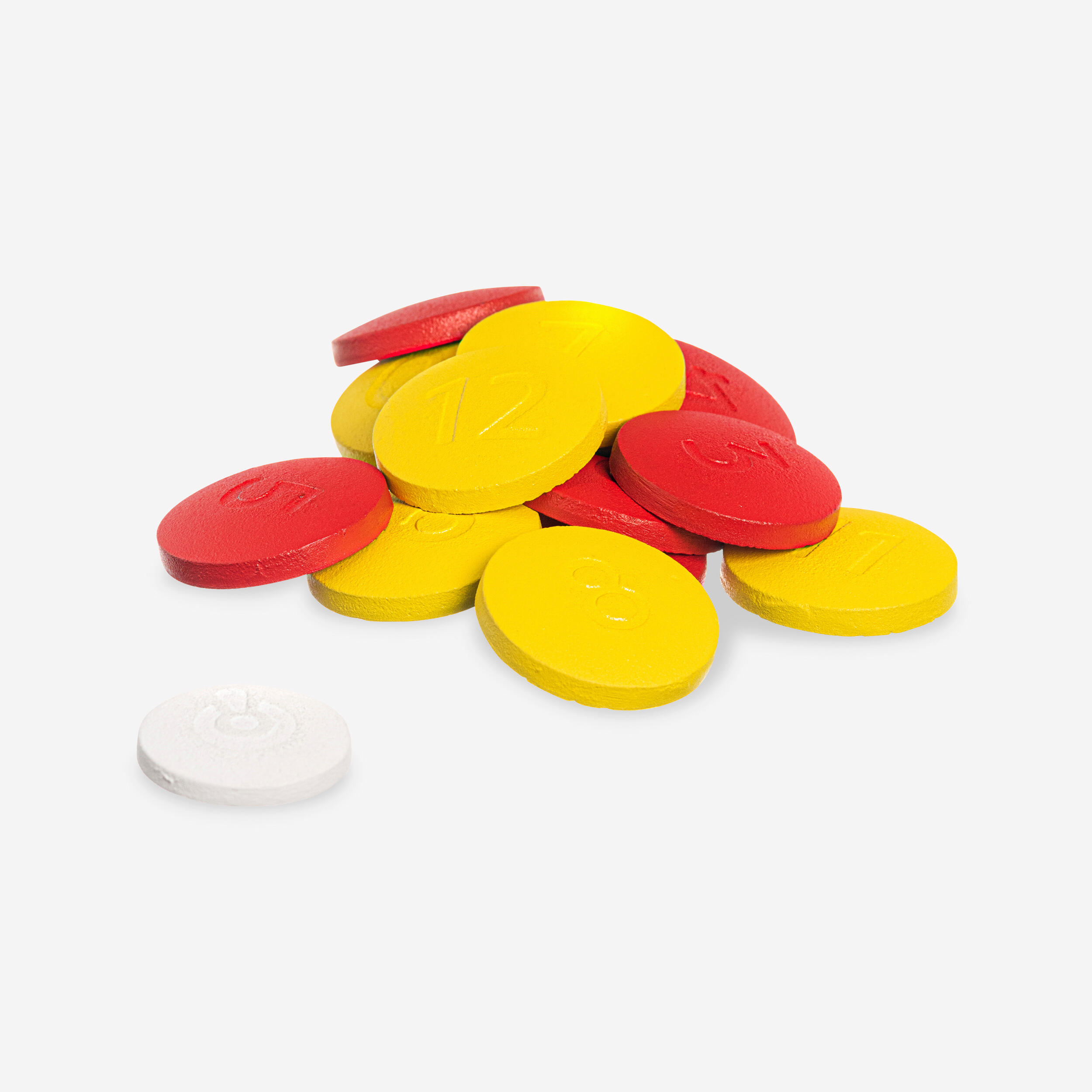 Geologic Wurfscheiben „Jeu de Palets“ mit Masterscheibe „Maître“ (12+1) bunt