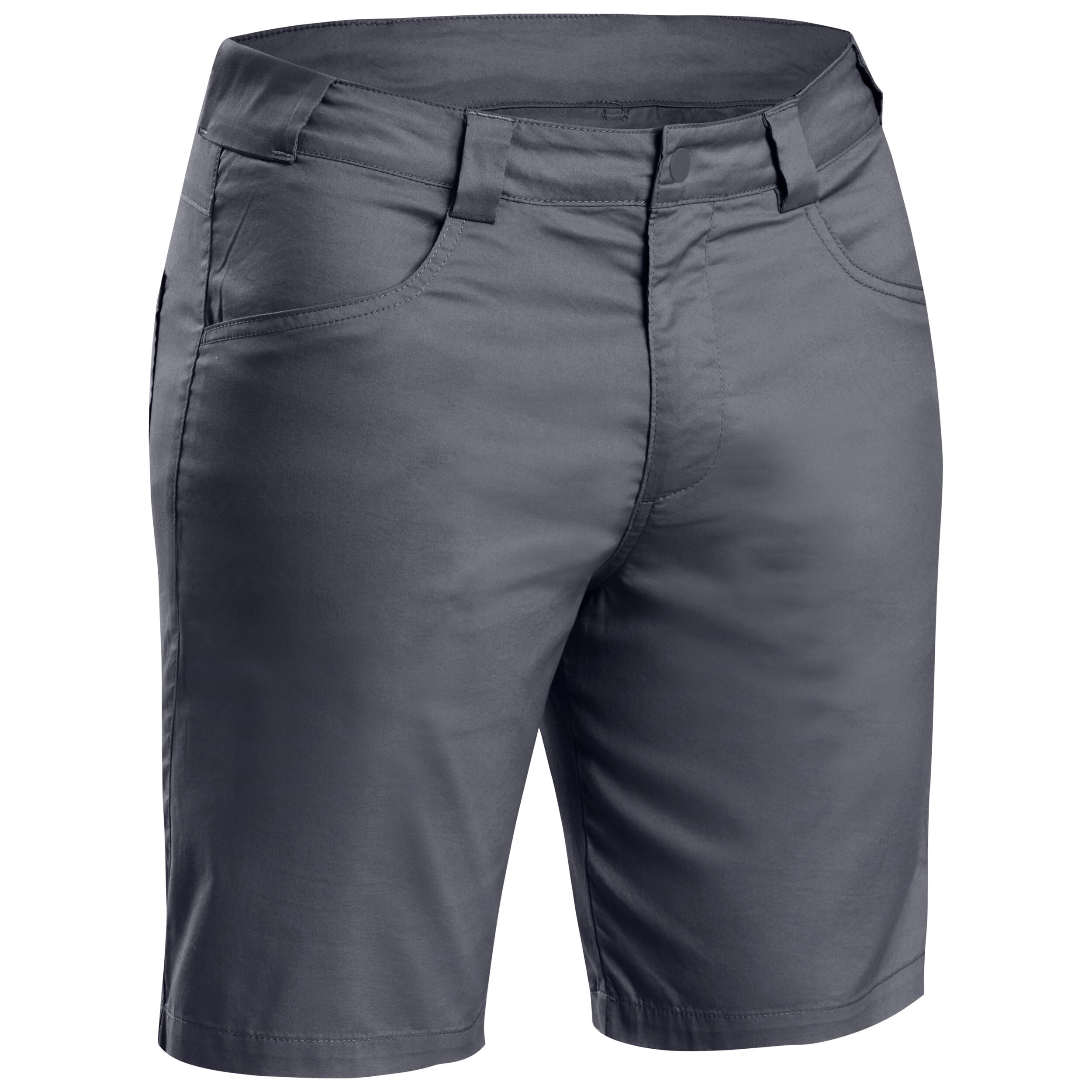 Quechua Wandershorts NH100 Fresh Herren schwarz