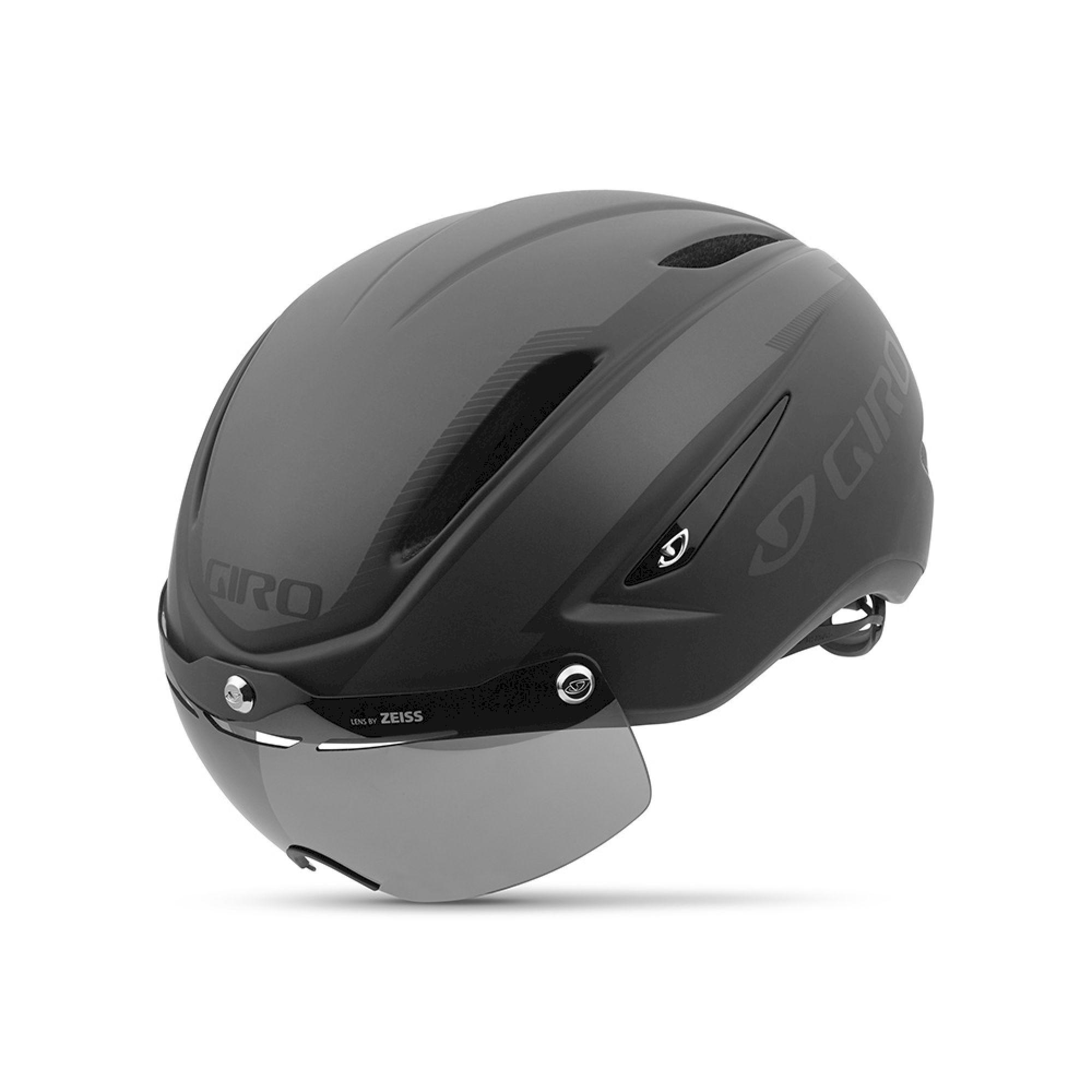Giro FAHRRADHELM RENNRAD GIRO AIR ATTACK MIT VISIER SCHWARZ