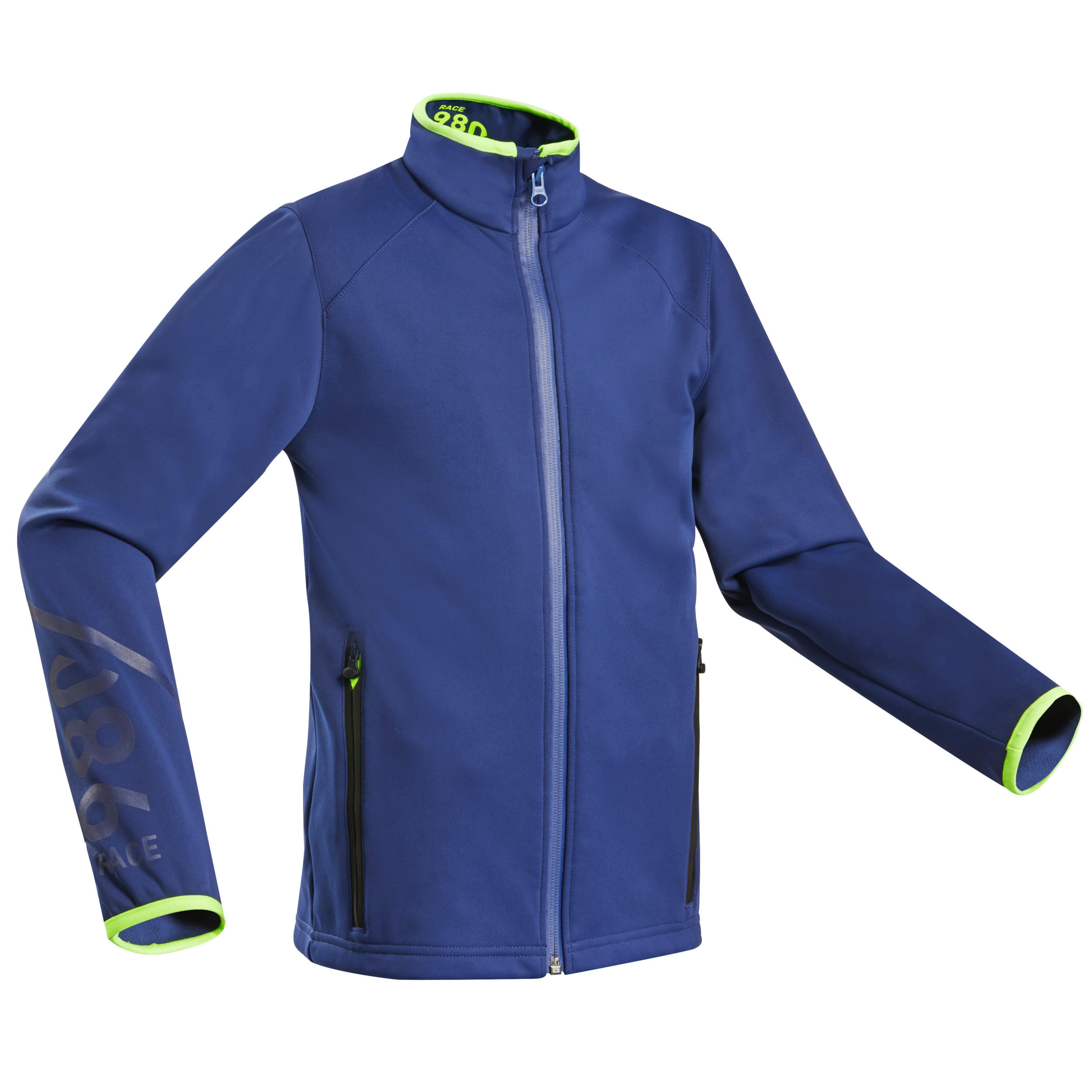 Wedze Skijacke Racing 980 Kinder blau