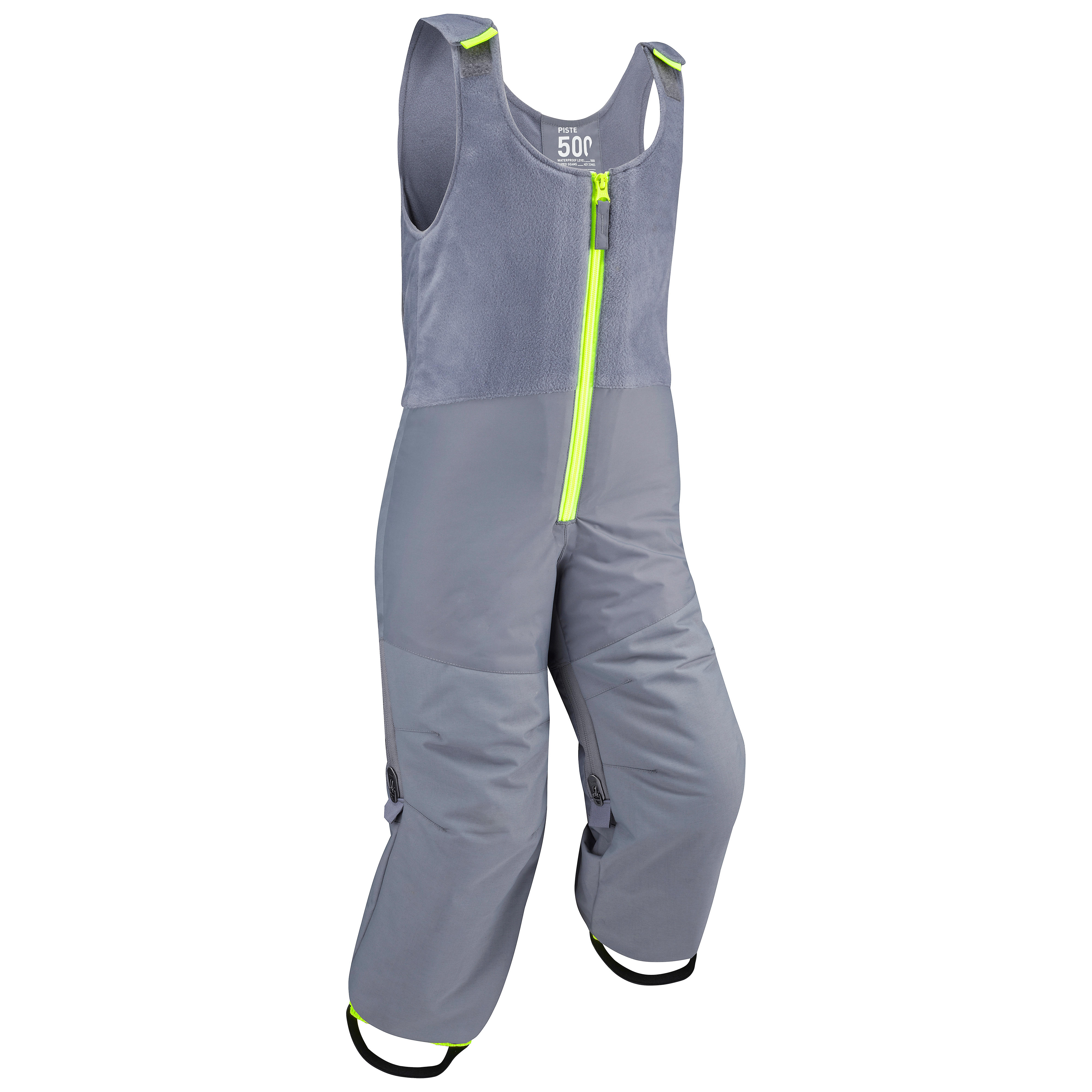 Wedze Skihose Latzhose 500 warm wasserdicht Kinder koralle