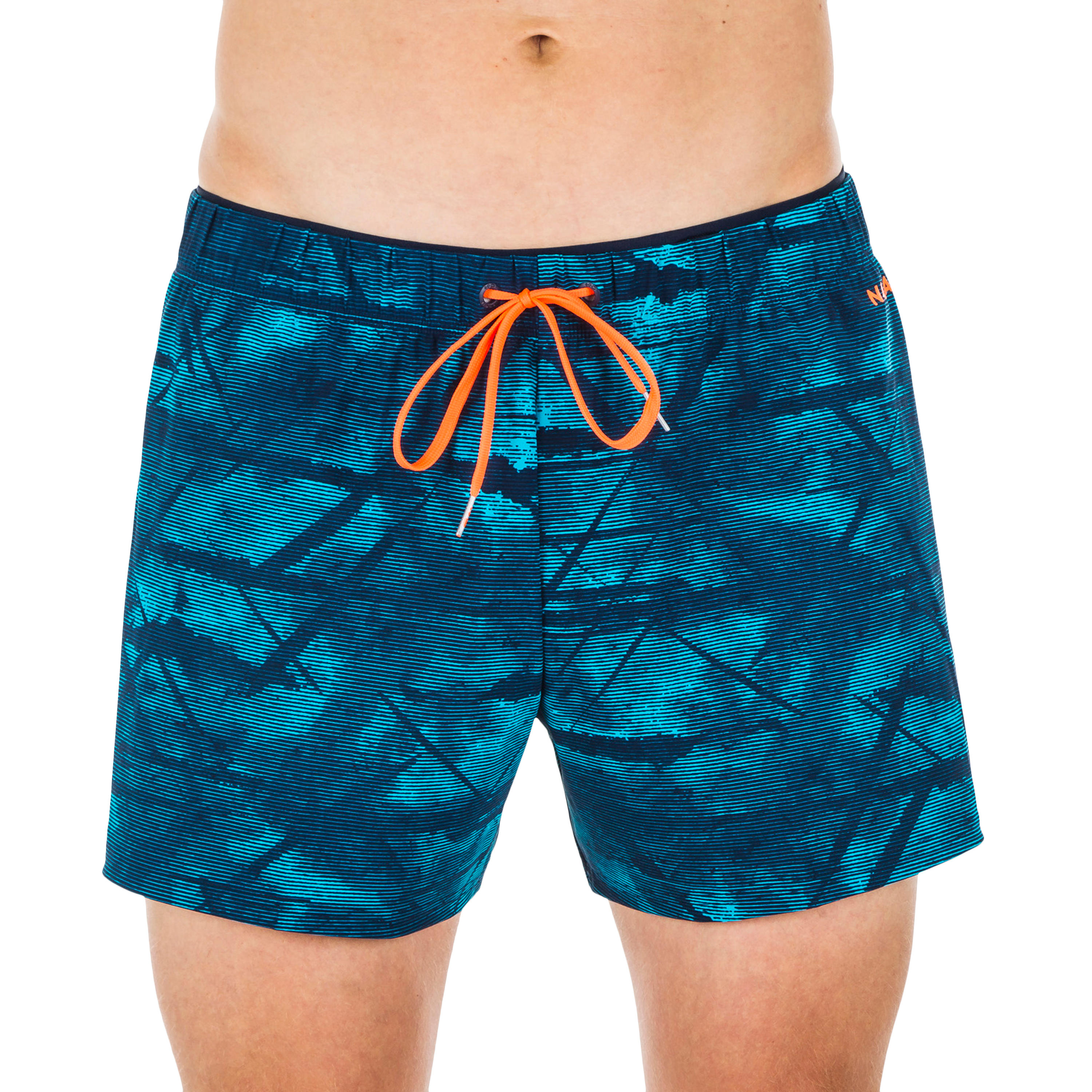 Nabaiji Badehose Schwimmshorts kurz 100 Tex Herren rot