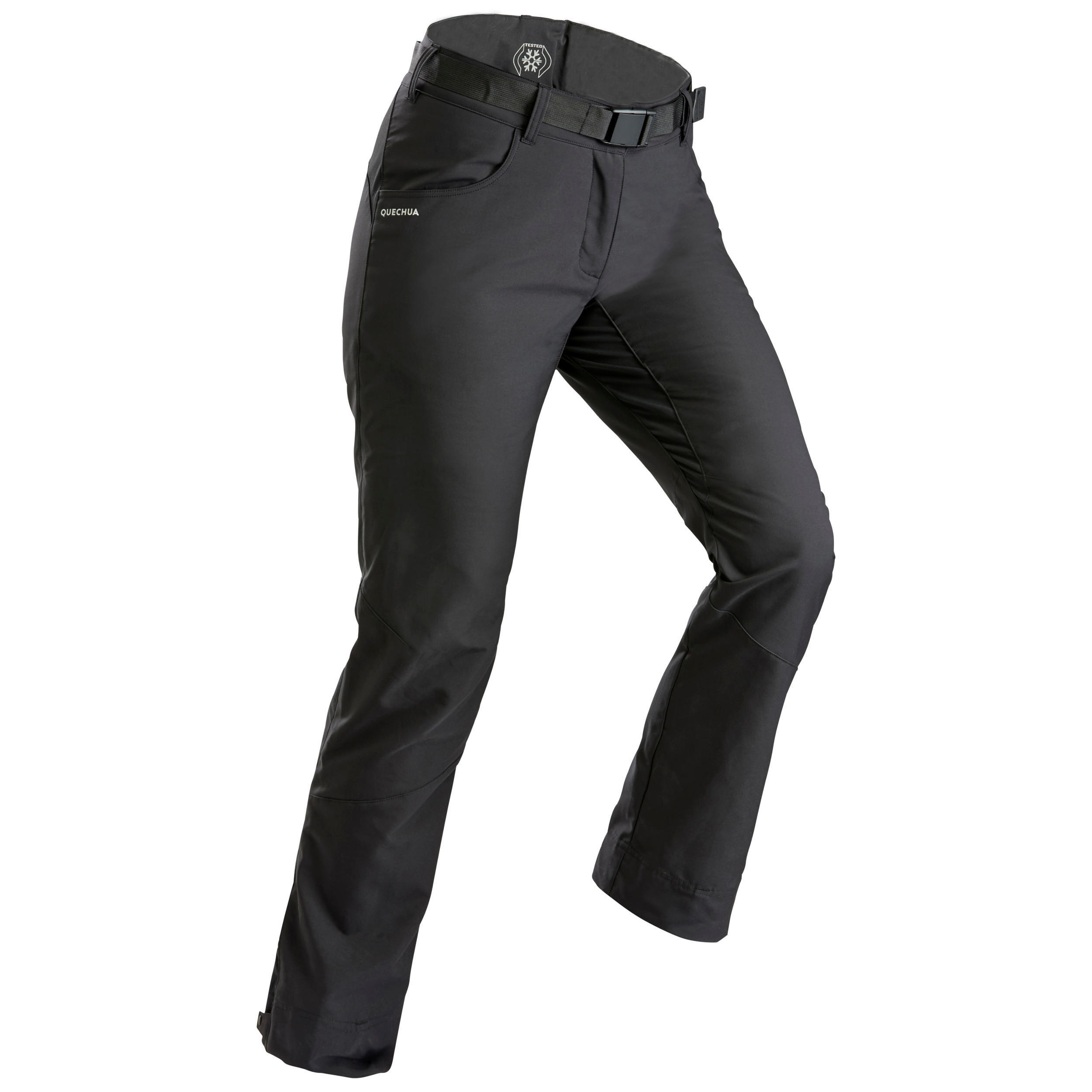 Quechua Wanderhose Winterwandern SH100 X-Warm wasserabweisend Damen blau