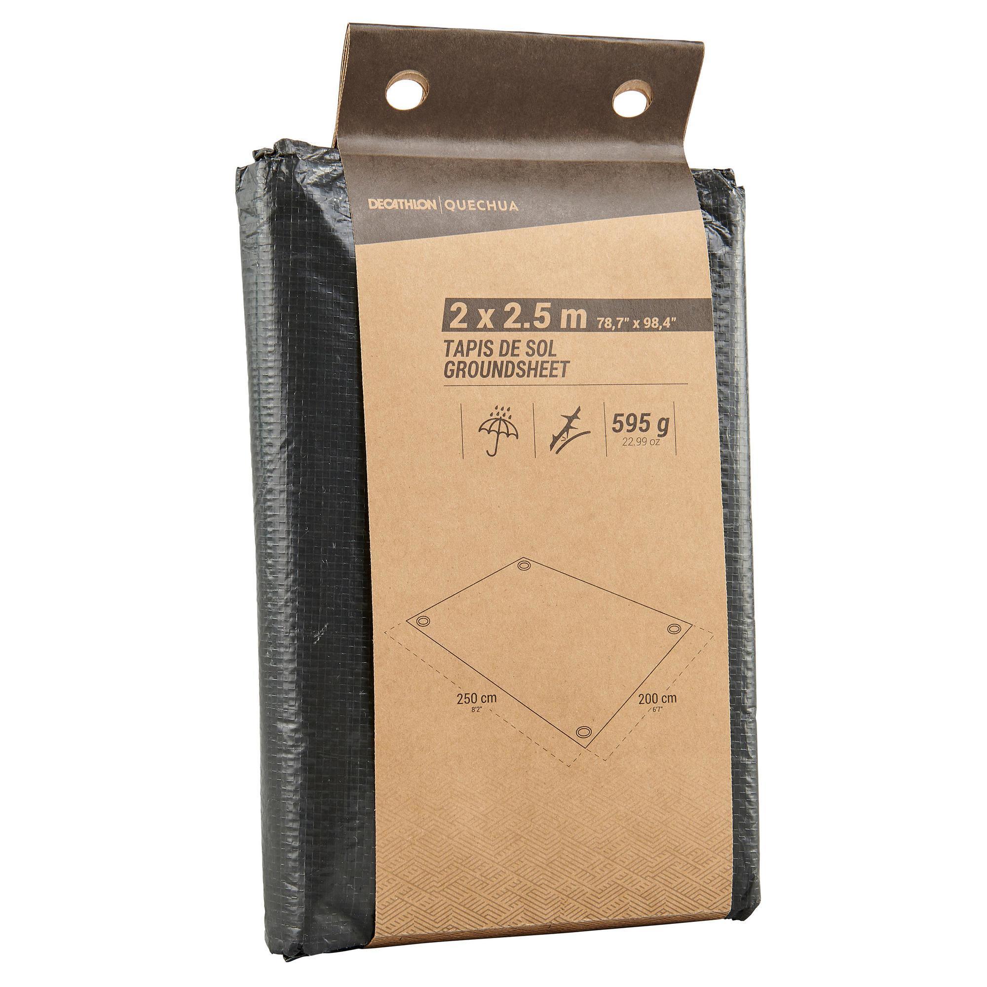 Quechua Wasserdichter Zeltboden 2 × 2,5 m