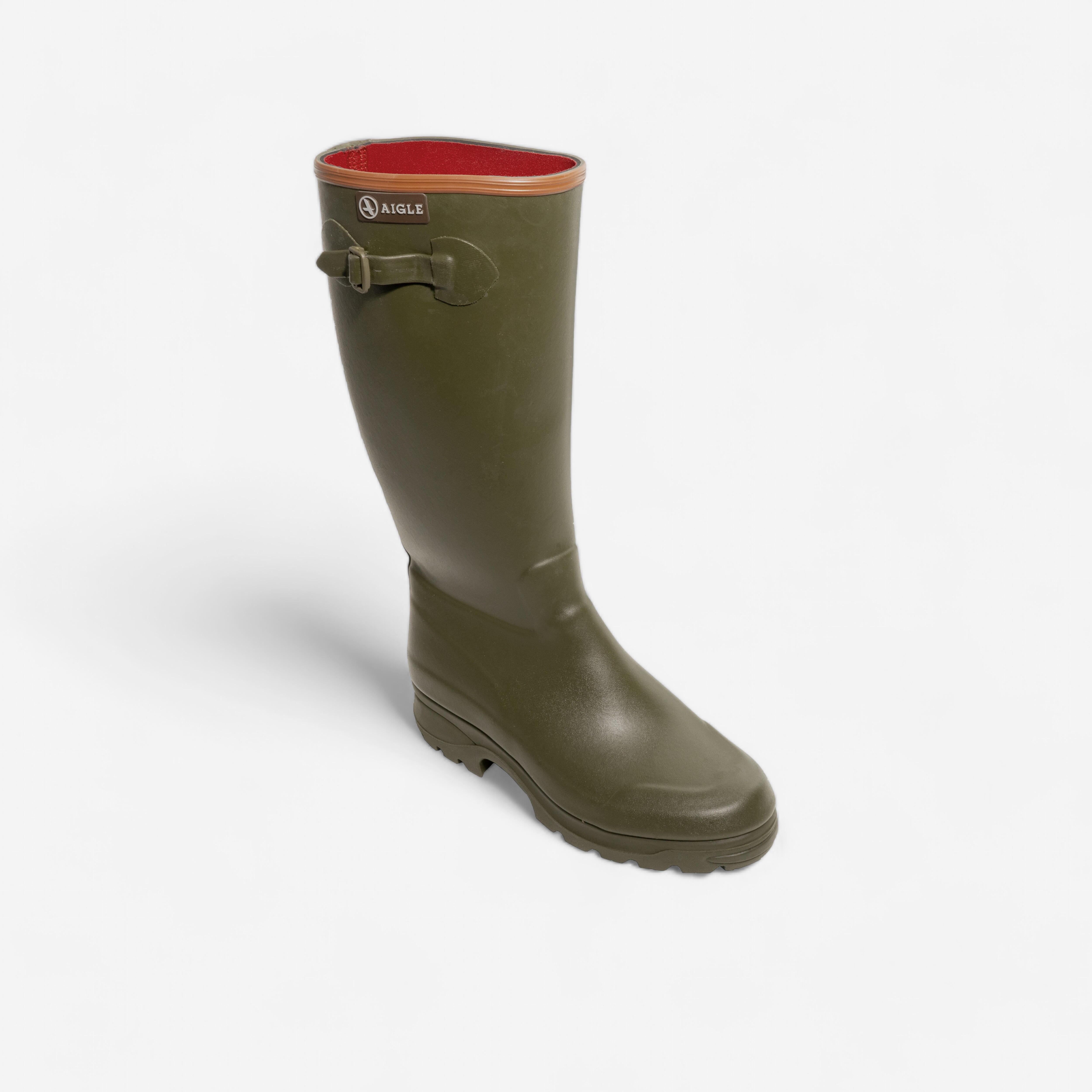 Aigle Jagdstiefel Arnay Iso Neopren Gummistiefel grün