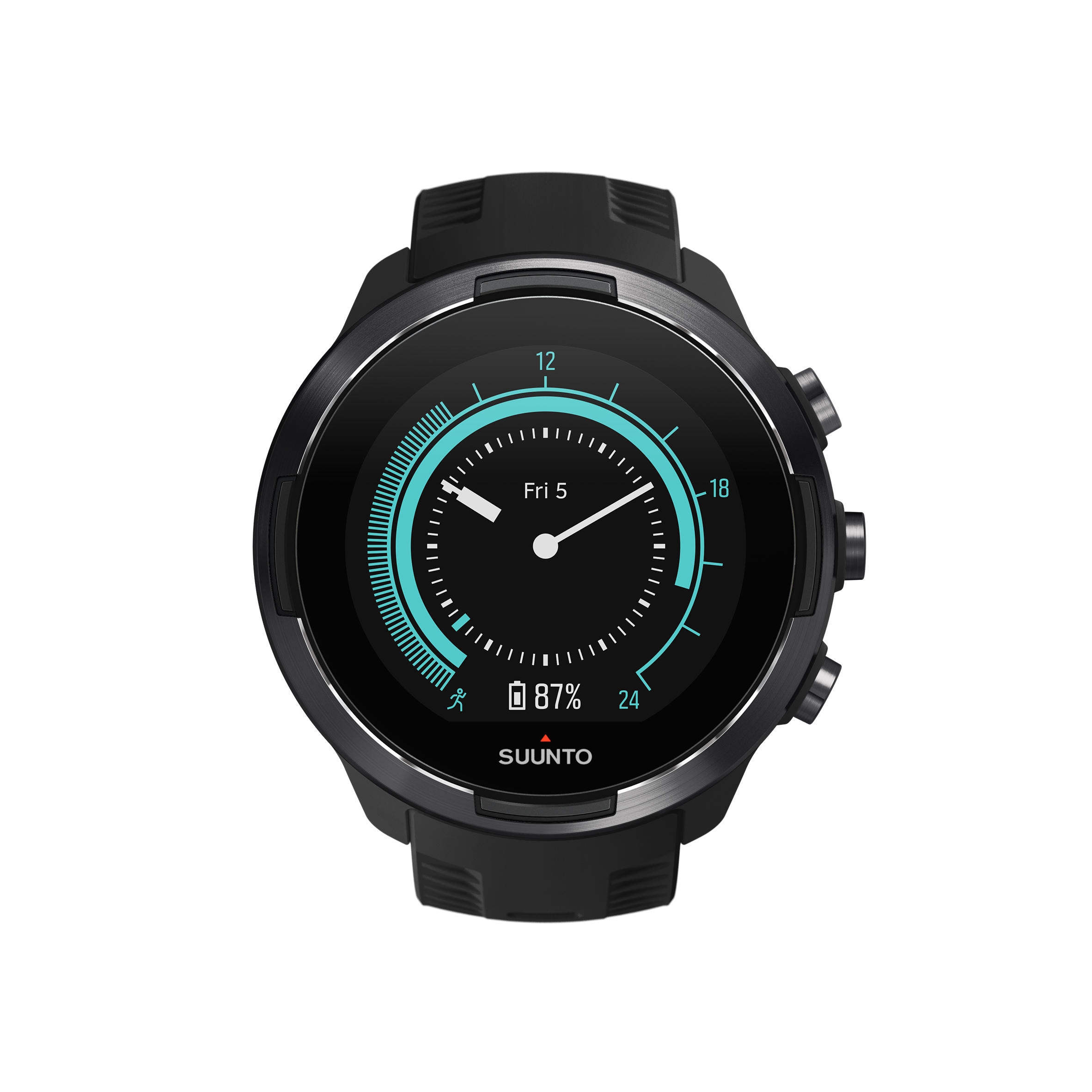 Suunto GPS-Multisportuhr Pulsuhr Suunto 9 Baro Black