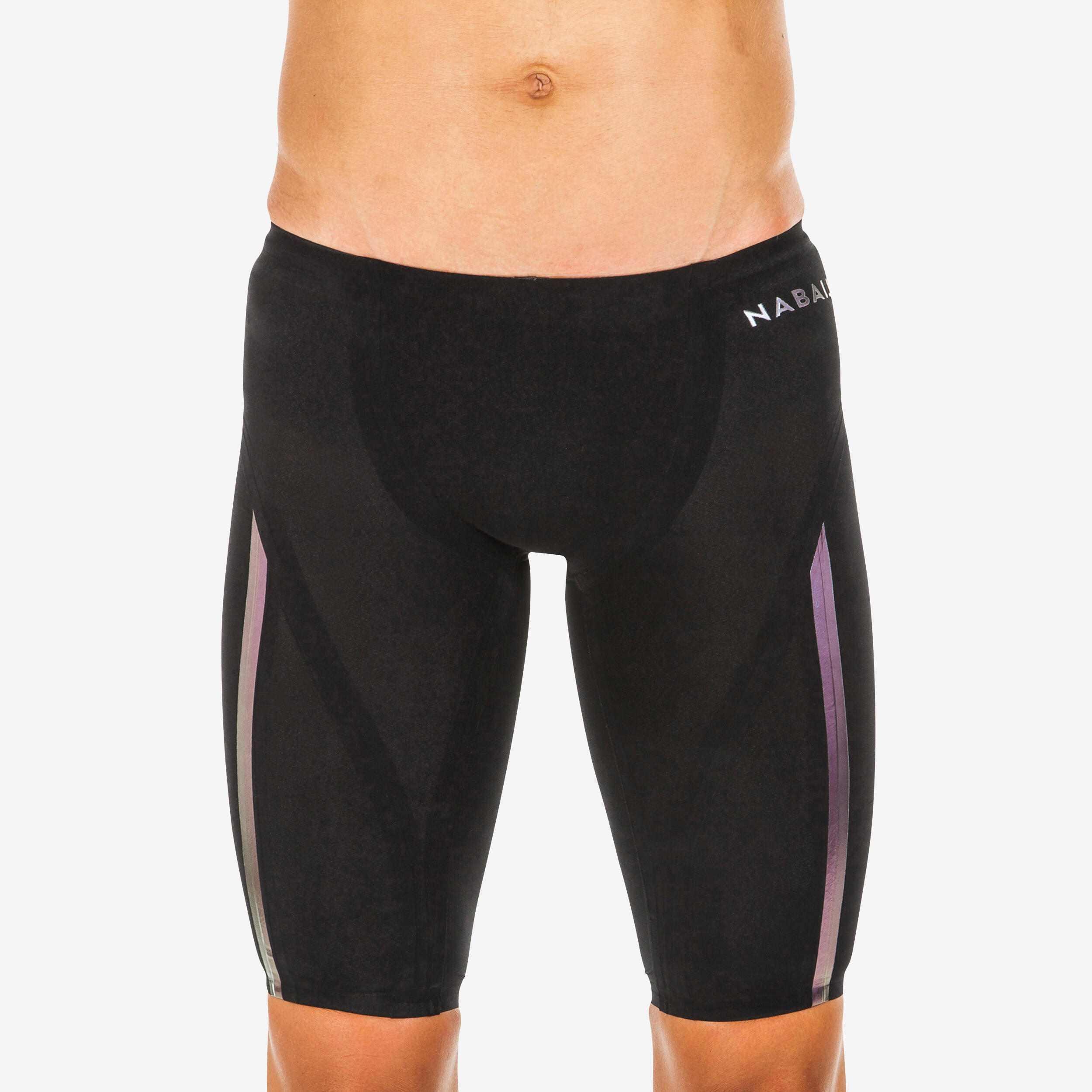 Nabaiji Badehose Jammer FINA Skinvolt 900 Wettkampf Herren schwarz