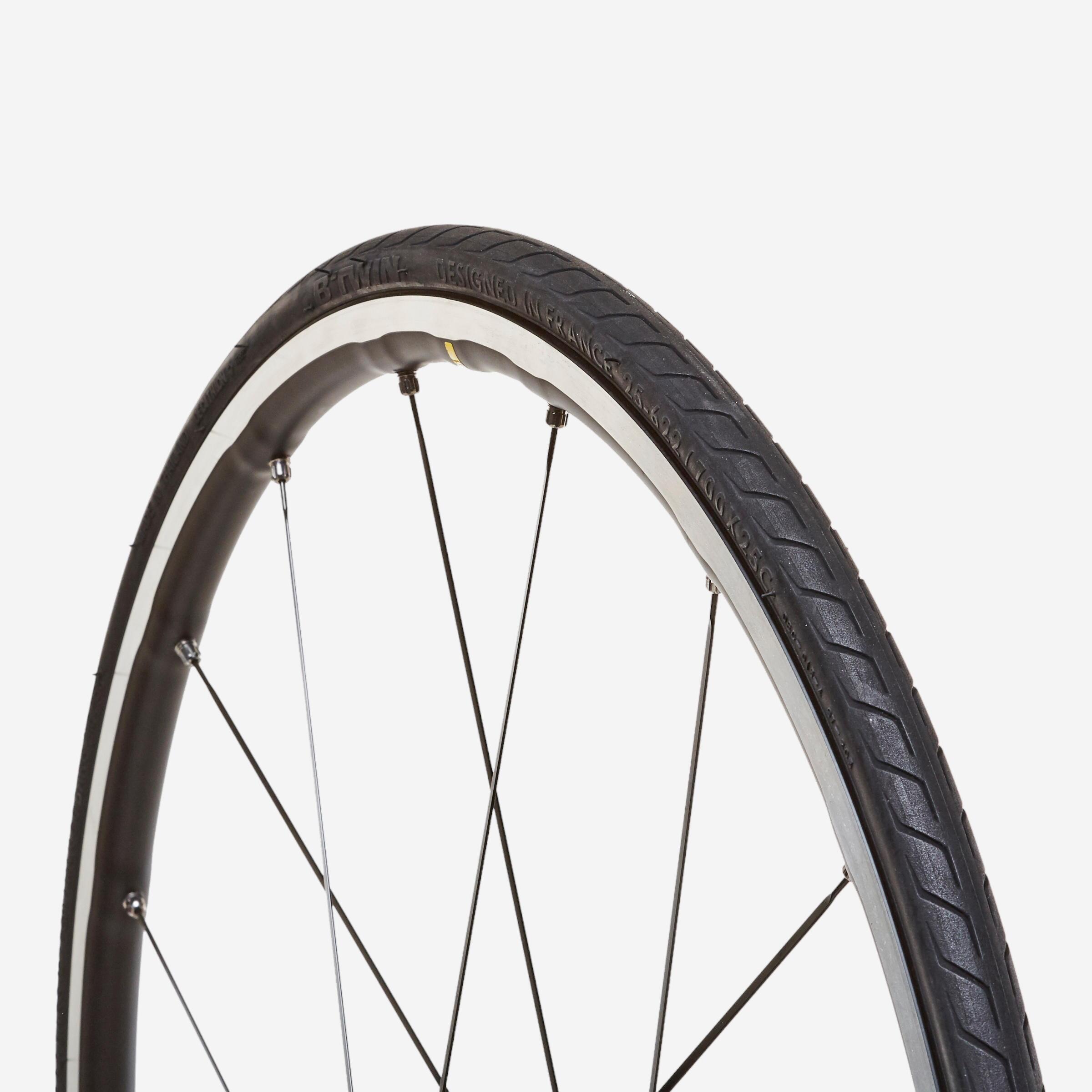 Btwin FAHRRADREIFEN Faltreifen Rennrad PROTECT LIGHT 700x25 (ETRTO 25-622)